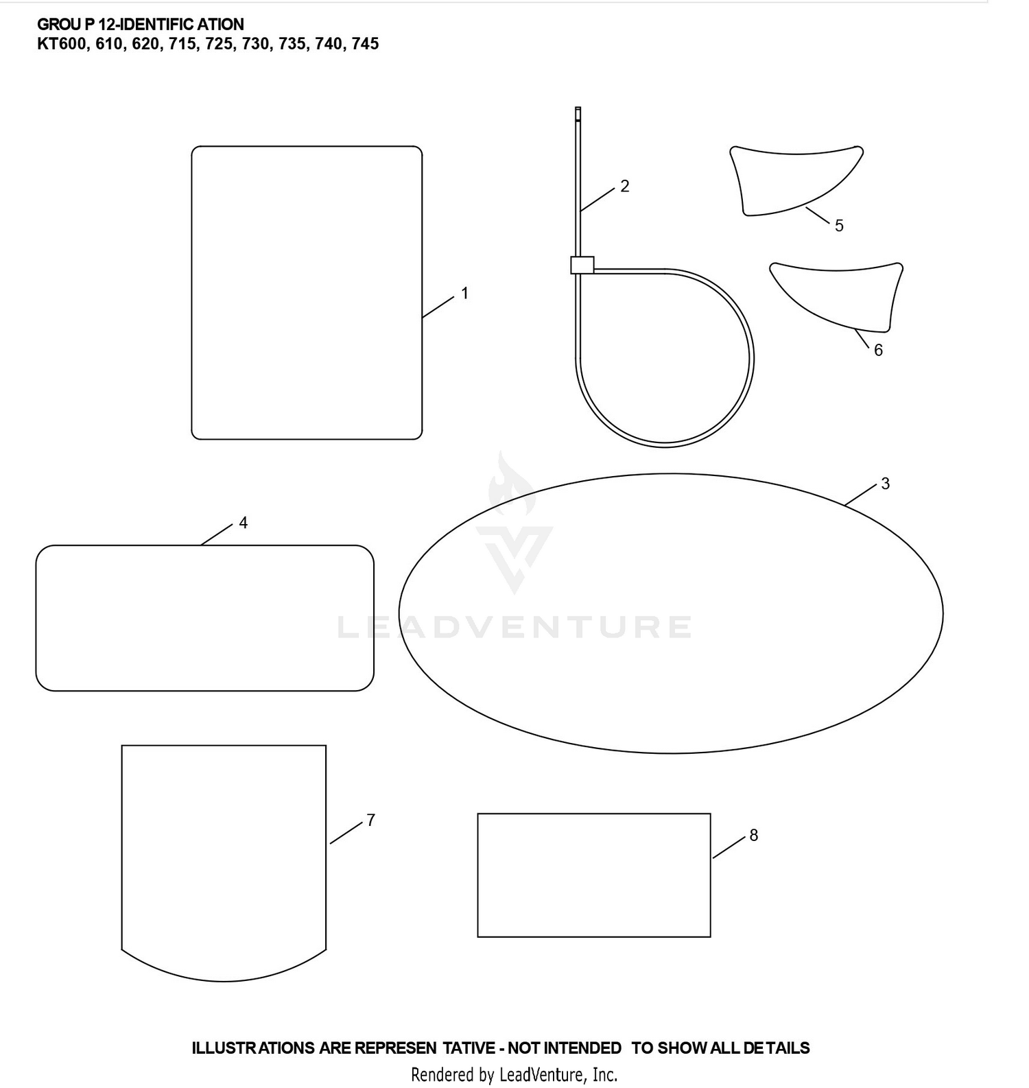 KT745-3100 Identification