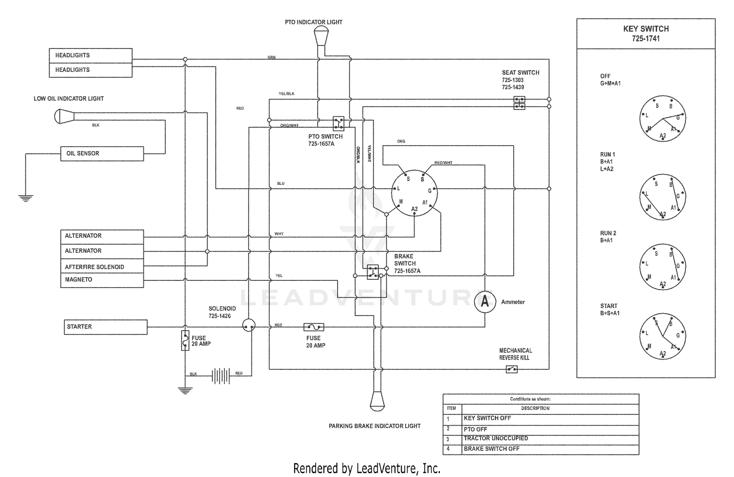 MTD 13AT604G755 2004 Electrical
