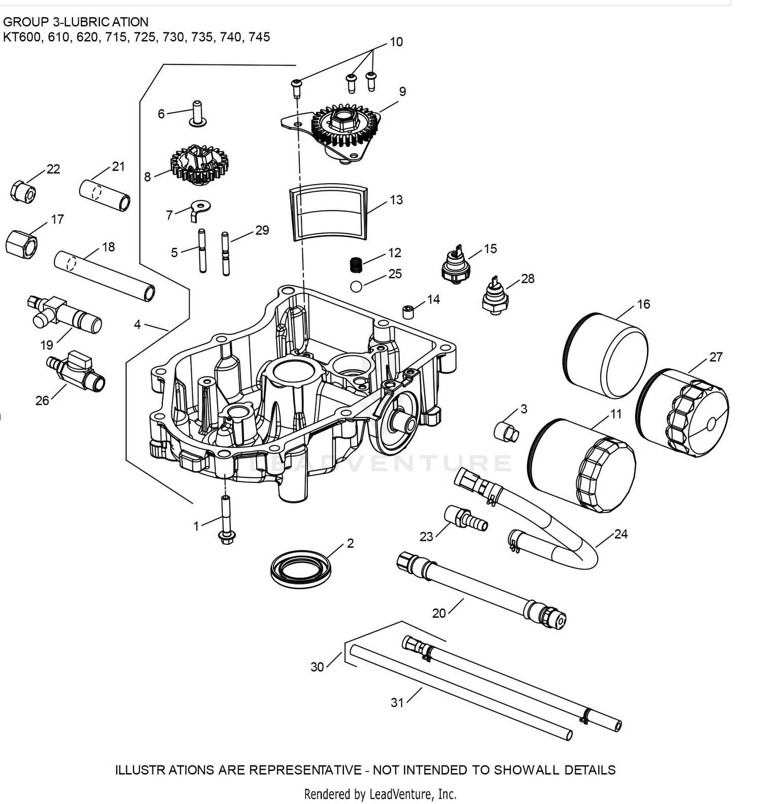 KT735-3103 Lubrication