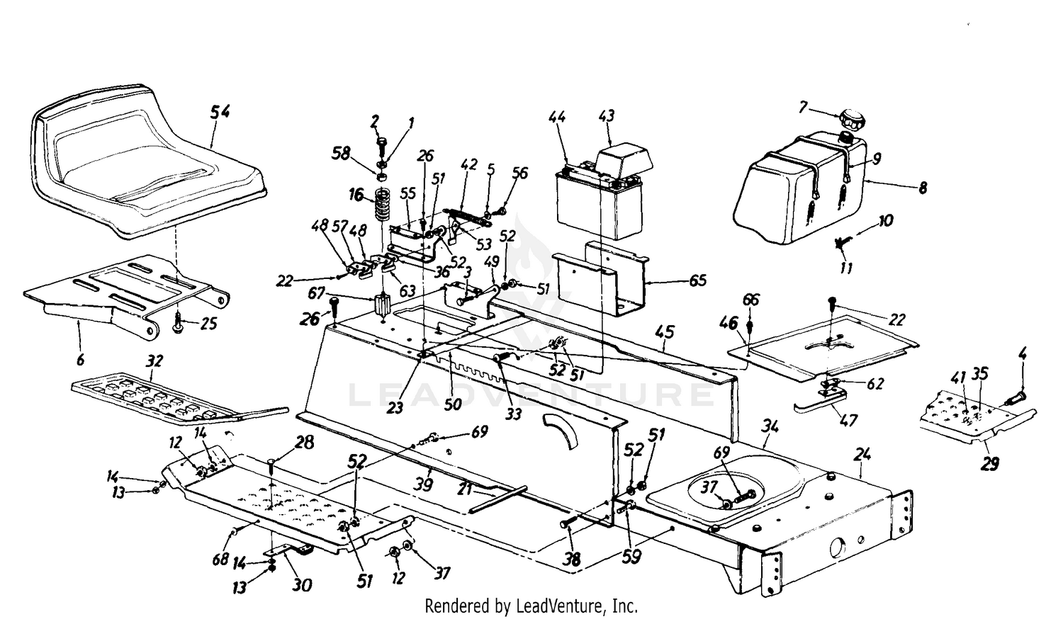 Seat And Blade Brake Assembly