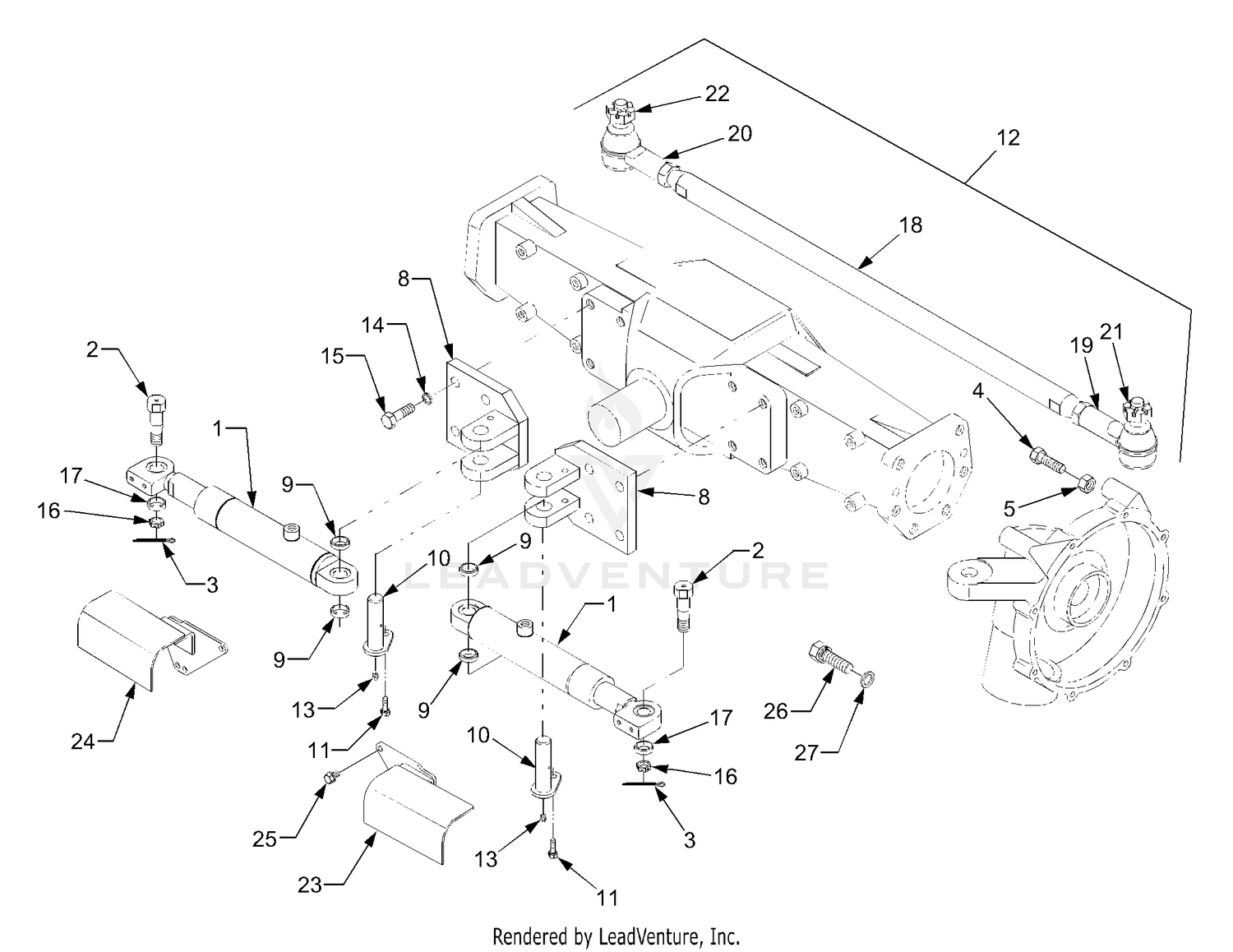 Steering Cylinder Group