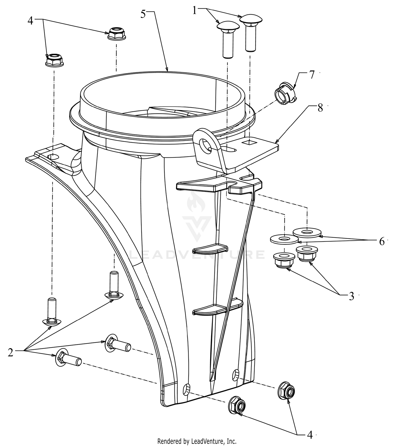 Chute Adapter