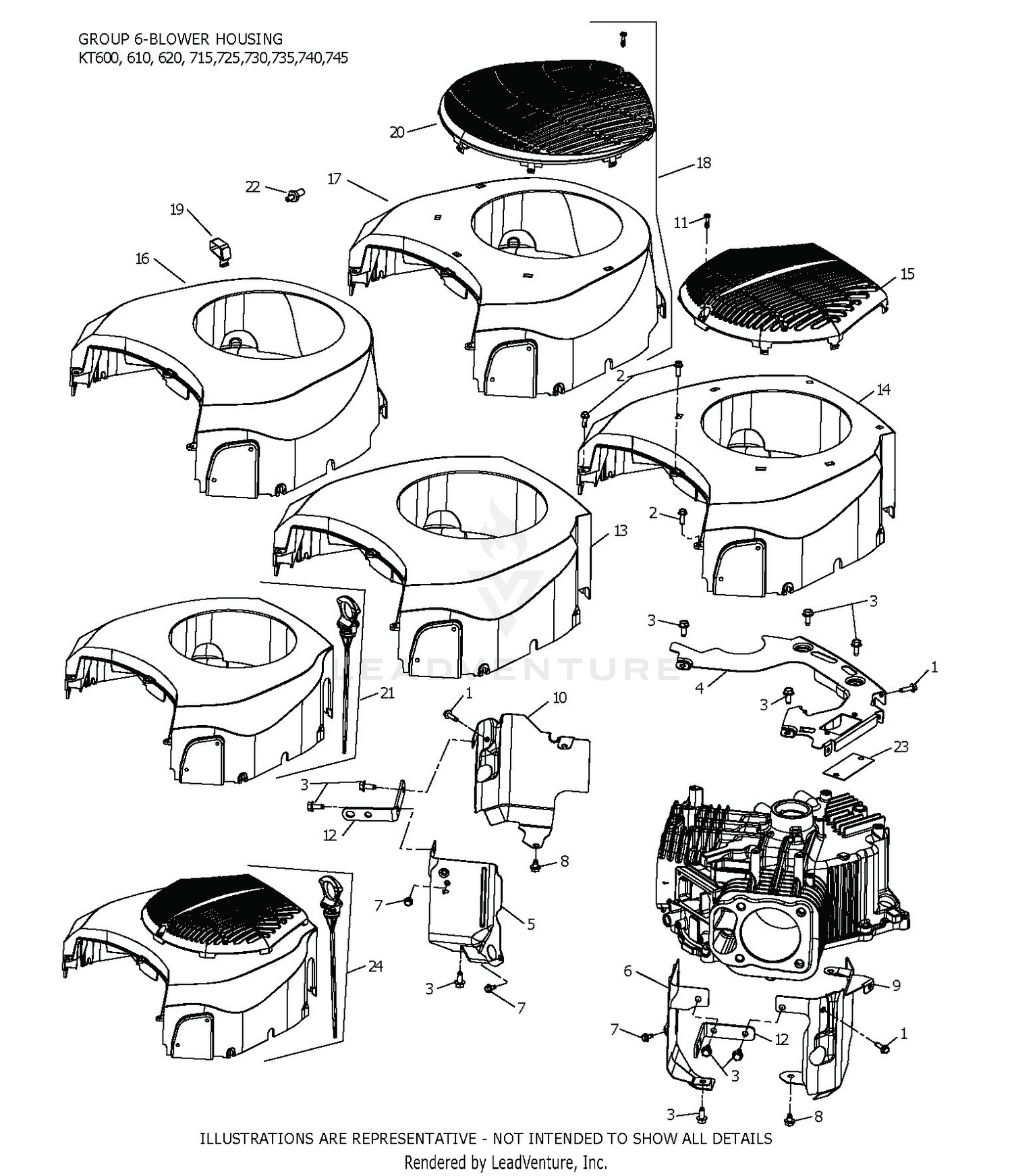 KT725-3101 Blower Housing