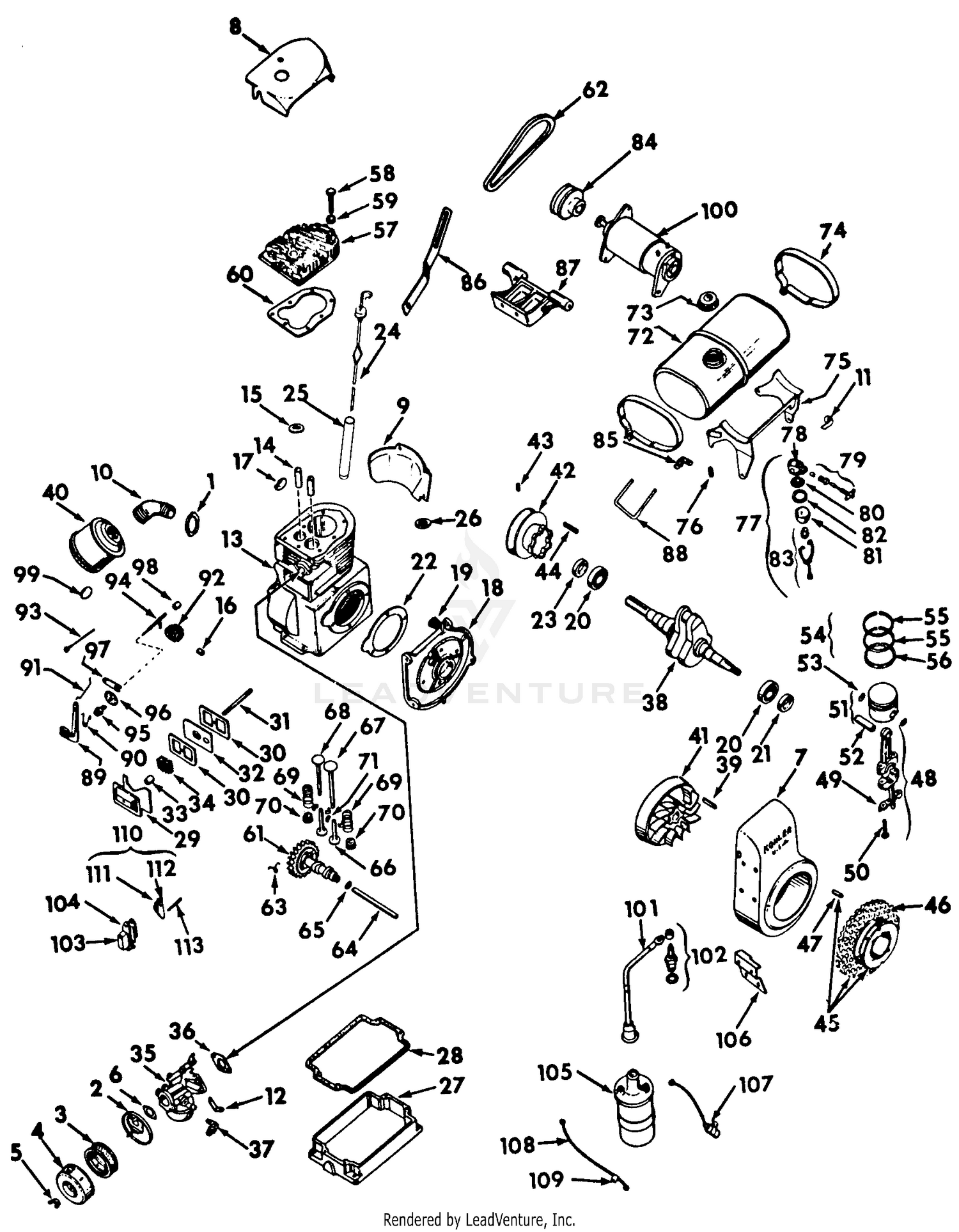Engine-K161 Series-7 Hp