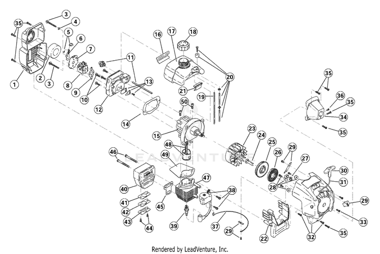 Yard Man YM1500 41ADY15G701 Gas String Trimmer Partswarehouse