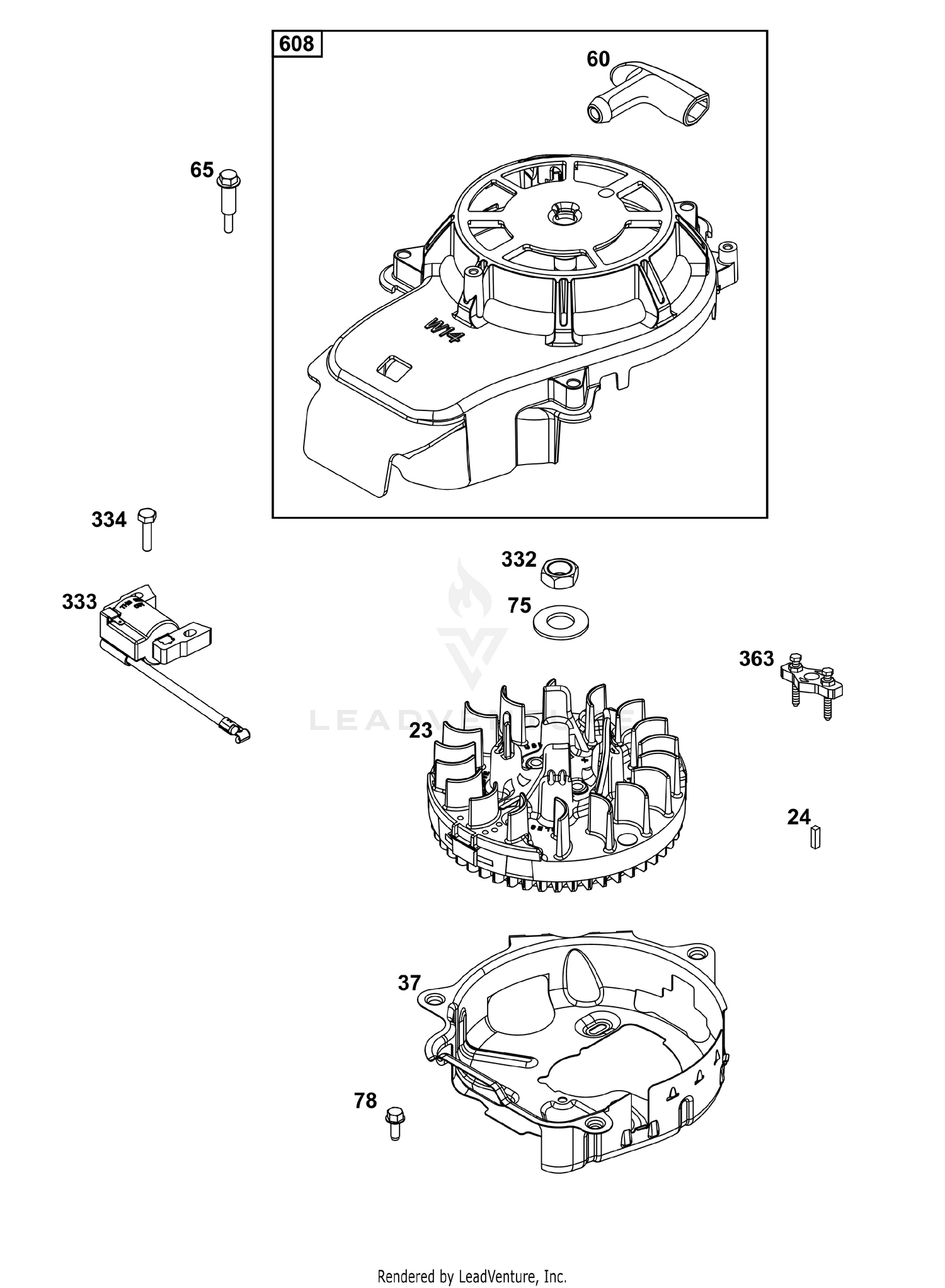 Flywheel, Ignition, and Starter Group