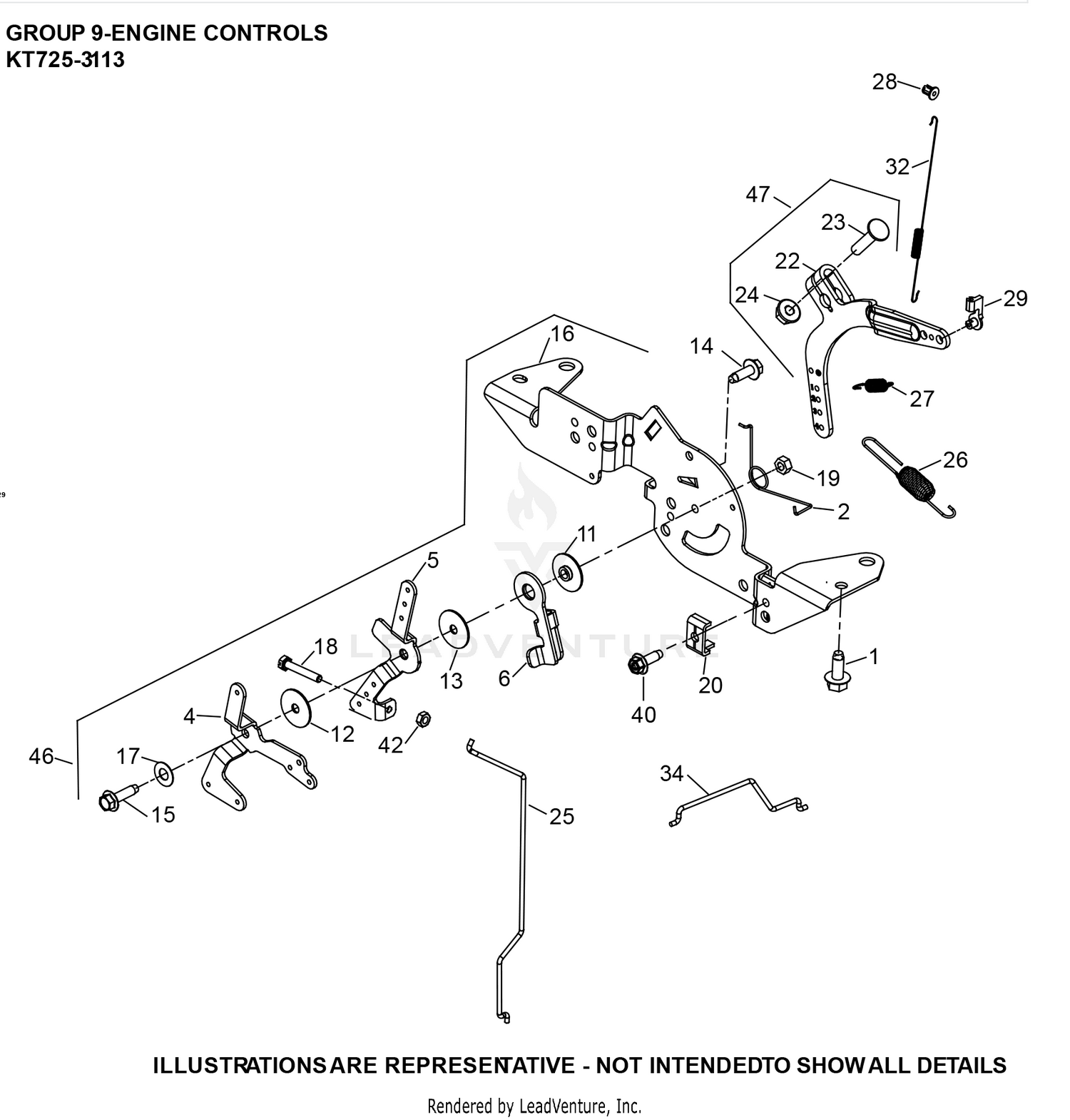 KT725-3113 Engine Controls