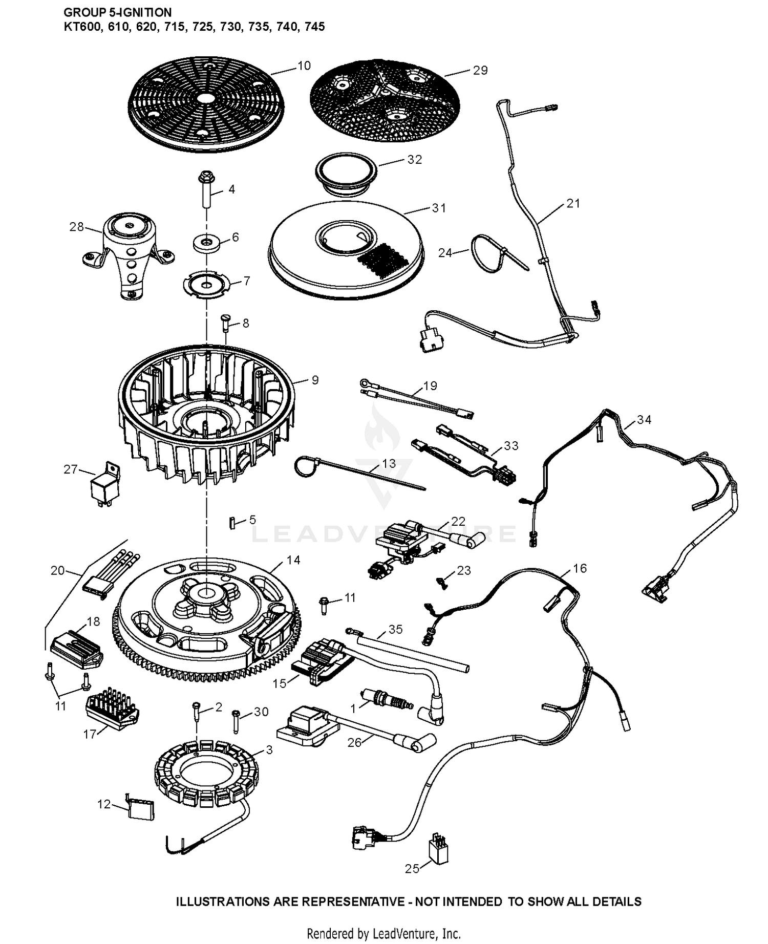 KT735-3092 Ignition & Charging