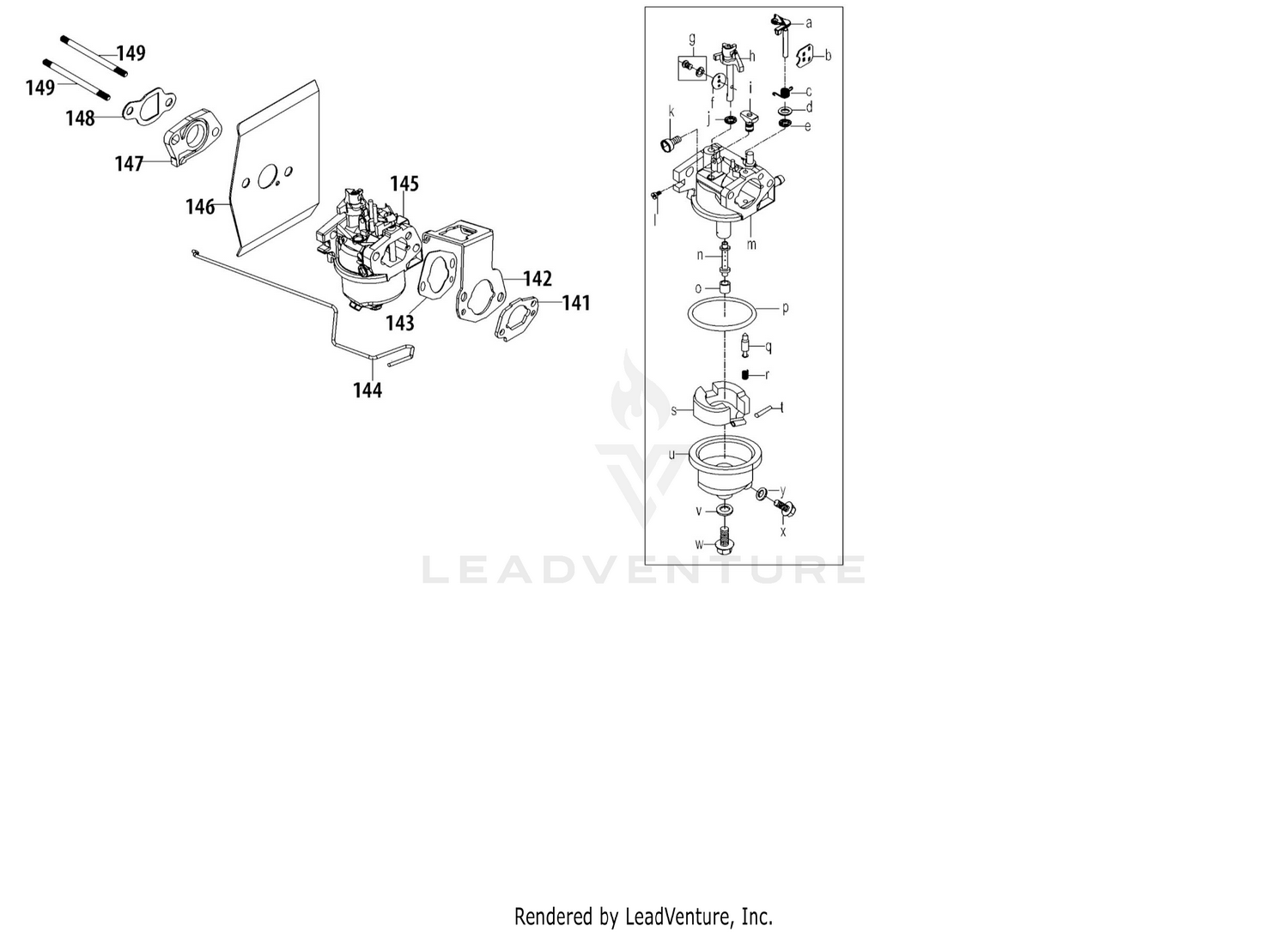 6X65RU Carburetor