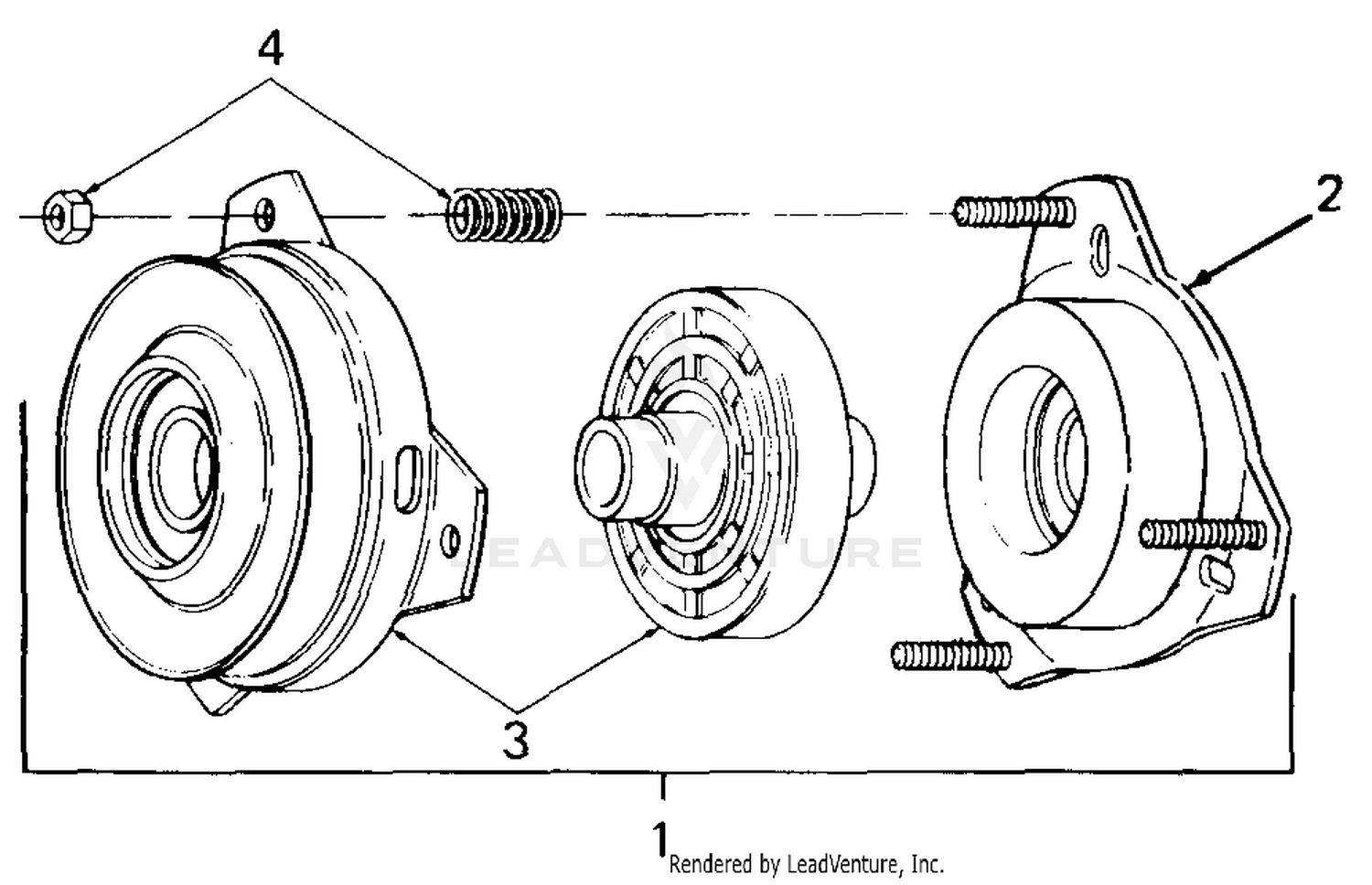 Clutch Breakdown S/N 851,001 & Above