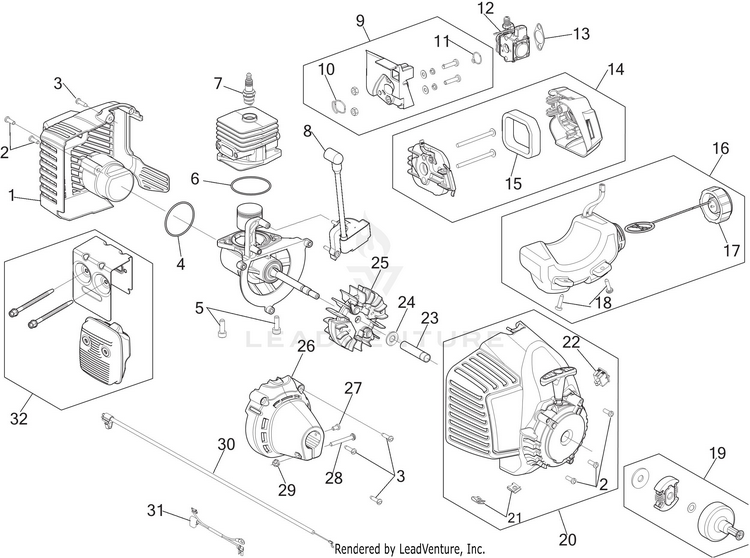 Craftsman by MTD 41BDZ11G799 (316.711370) Gas String Trimmer ...