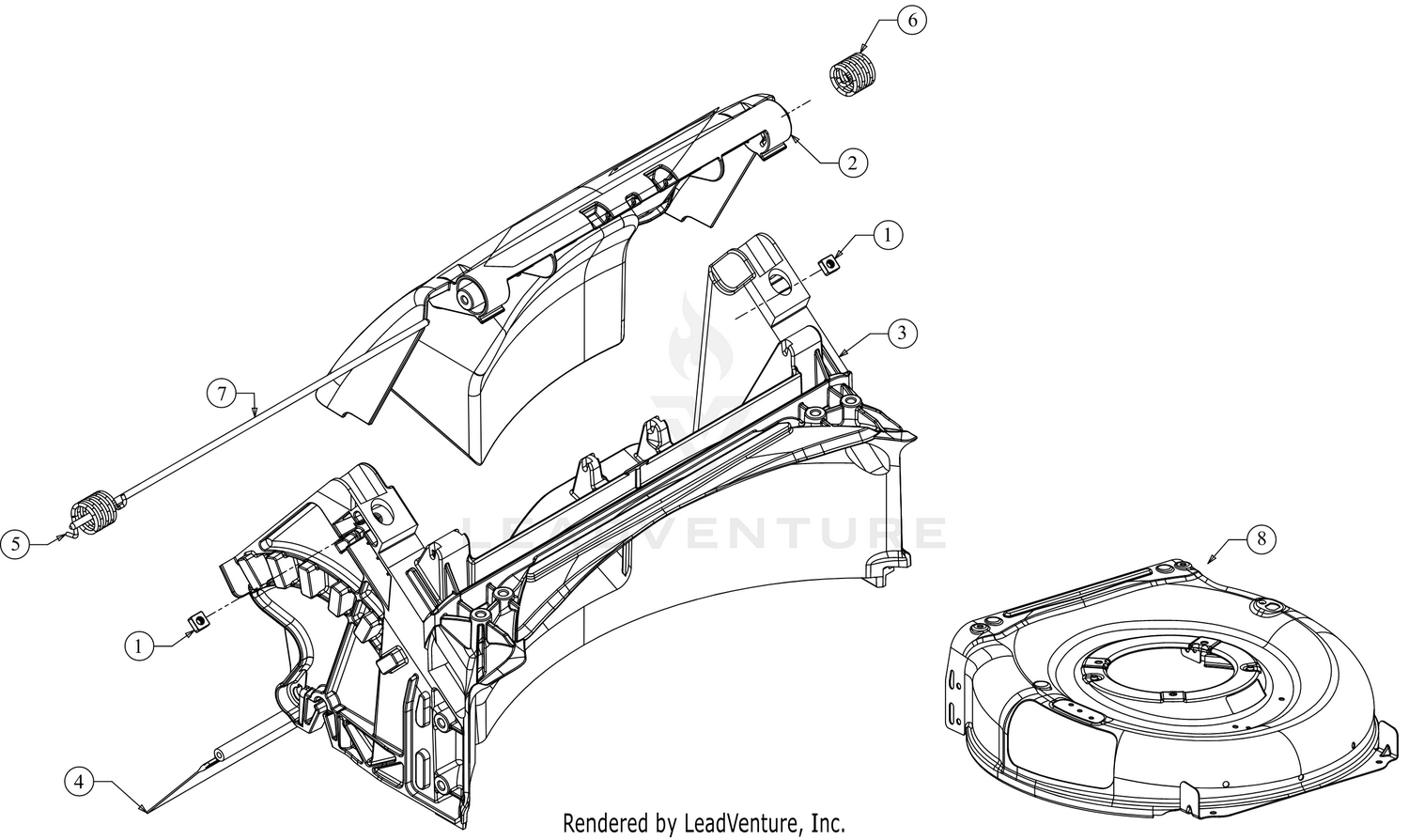 Cub Cadet 12ABB22J709 SC 300 hw 2016 SC 300 hw 12ABB22J709 2016 Deck Assembly