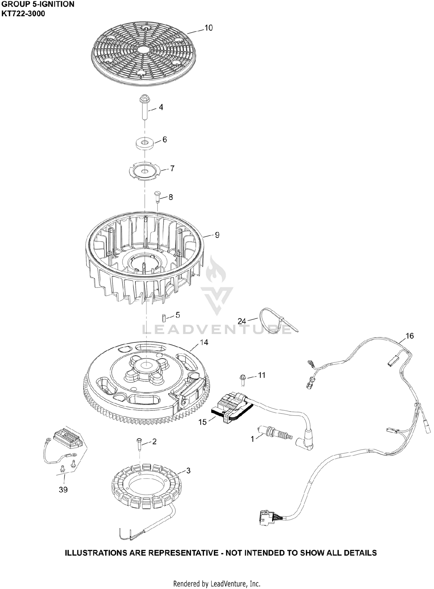 KT722-3000 Ignition & Charging