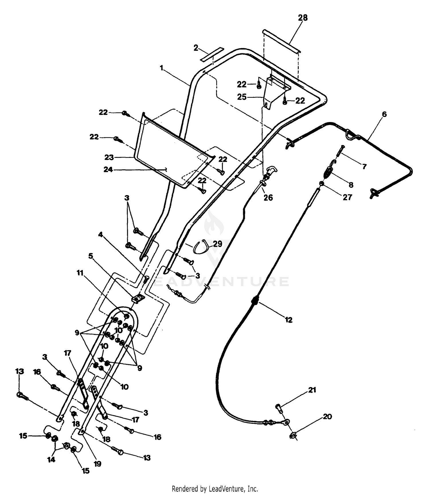 Handlebars, Clutch Cables & Handlebar Mounting Hardware