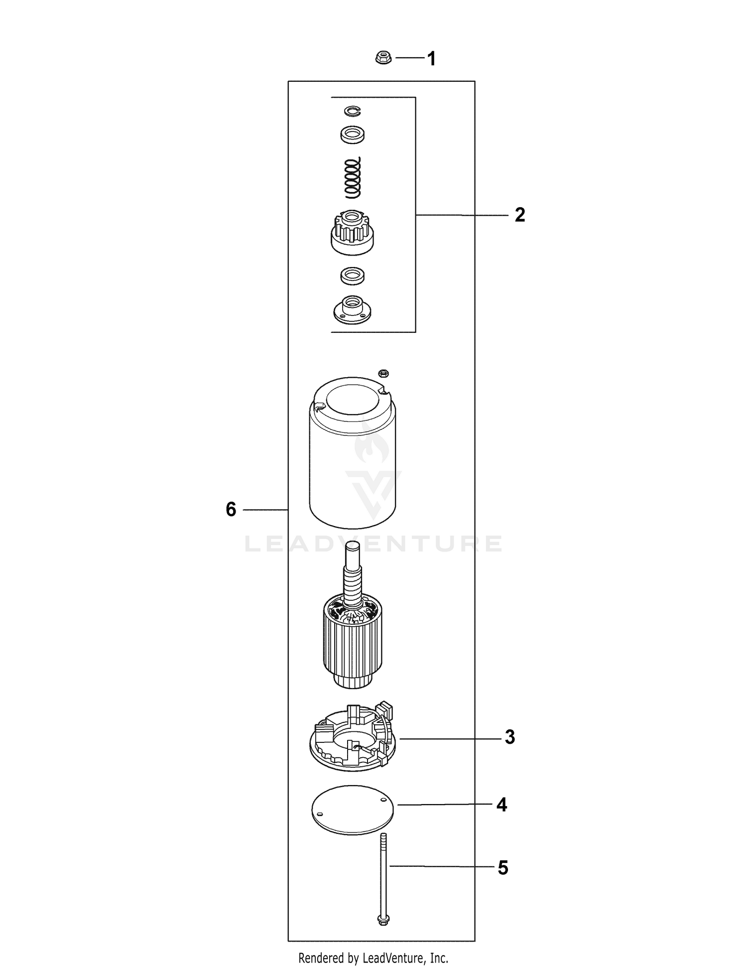 Kohler SV600-0217 Starting System