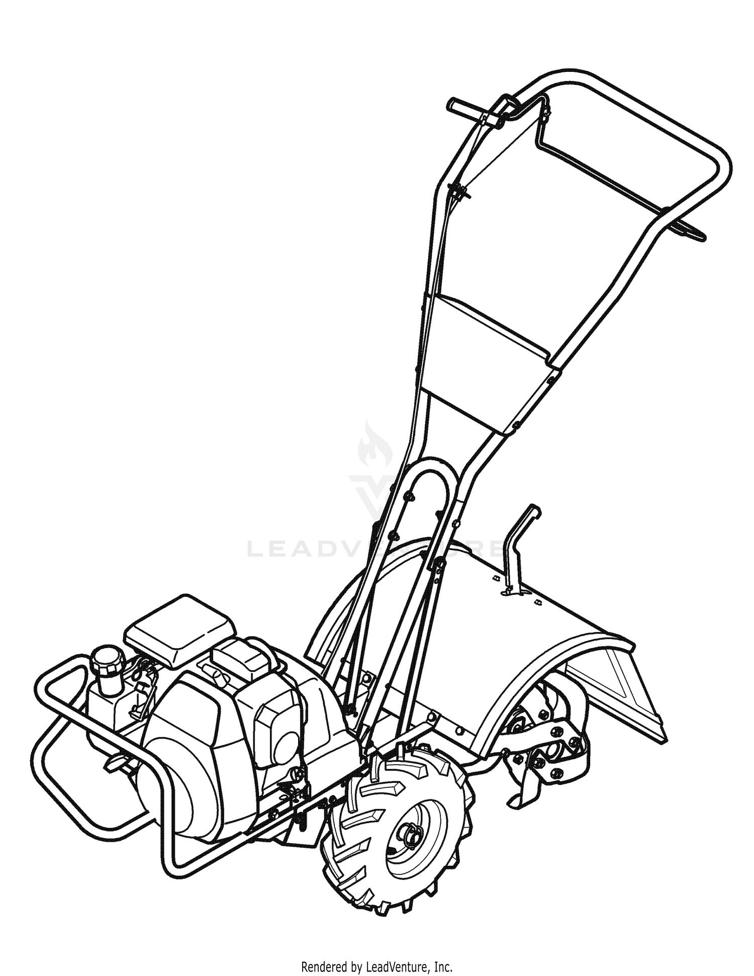 Troy Bilt 21C 64M1066 Bronco CRT Roto Tiller 2008 .Quick