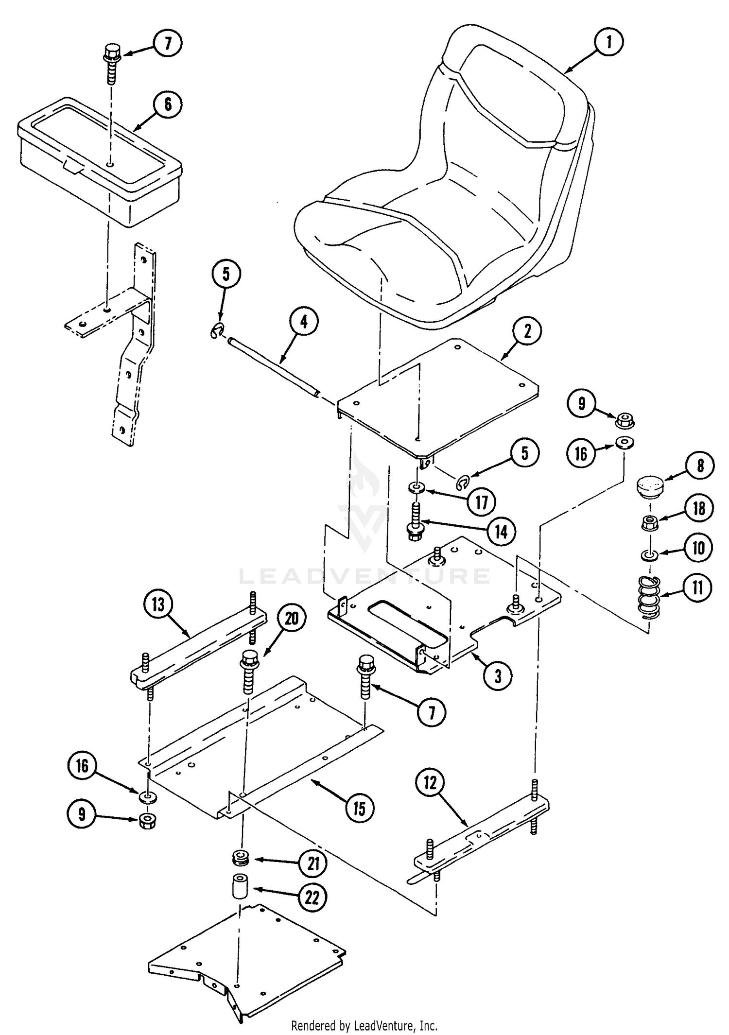 Seat And Tool Box
