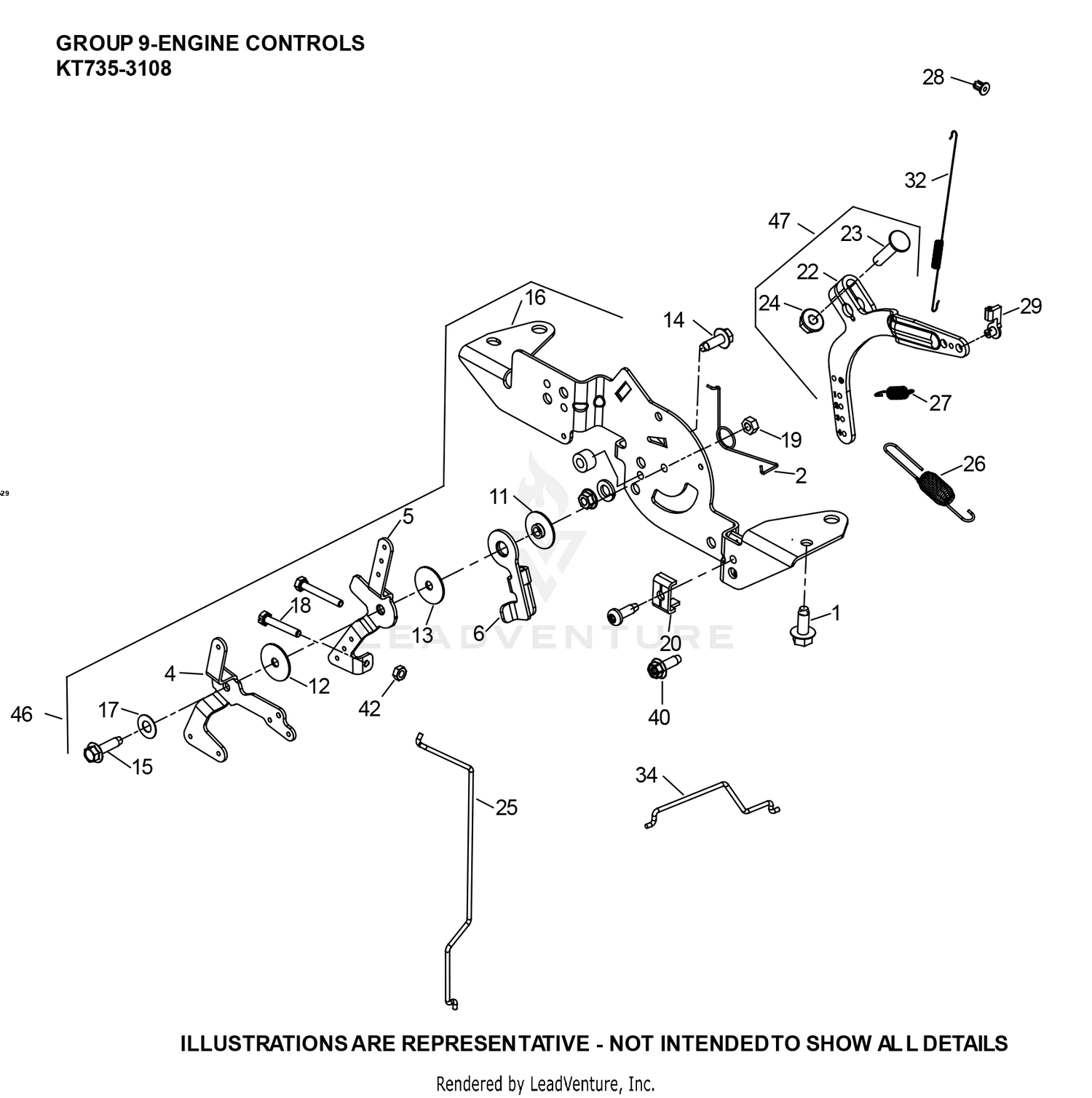 KT735-3108 Engine Controls