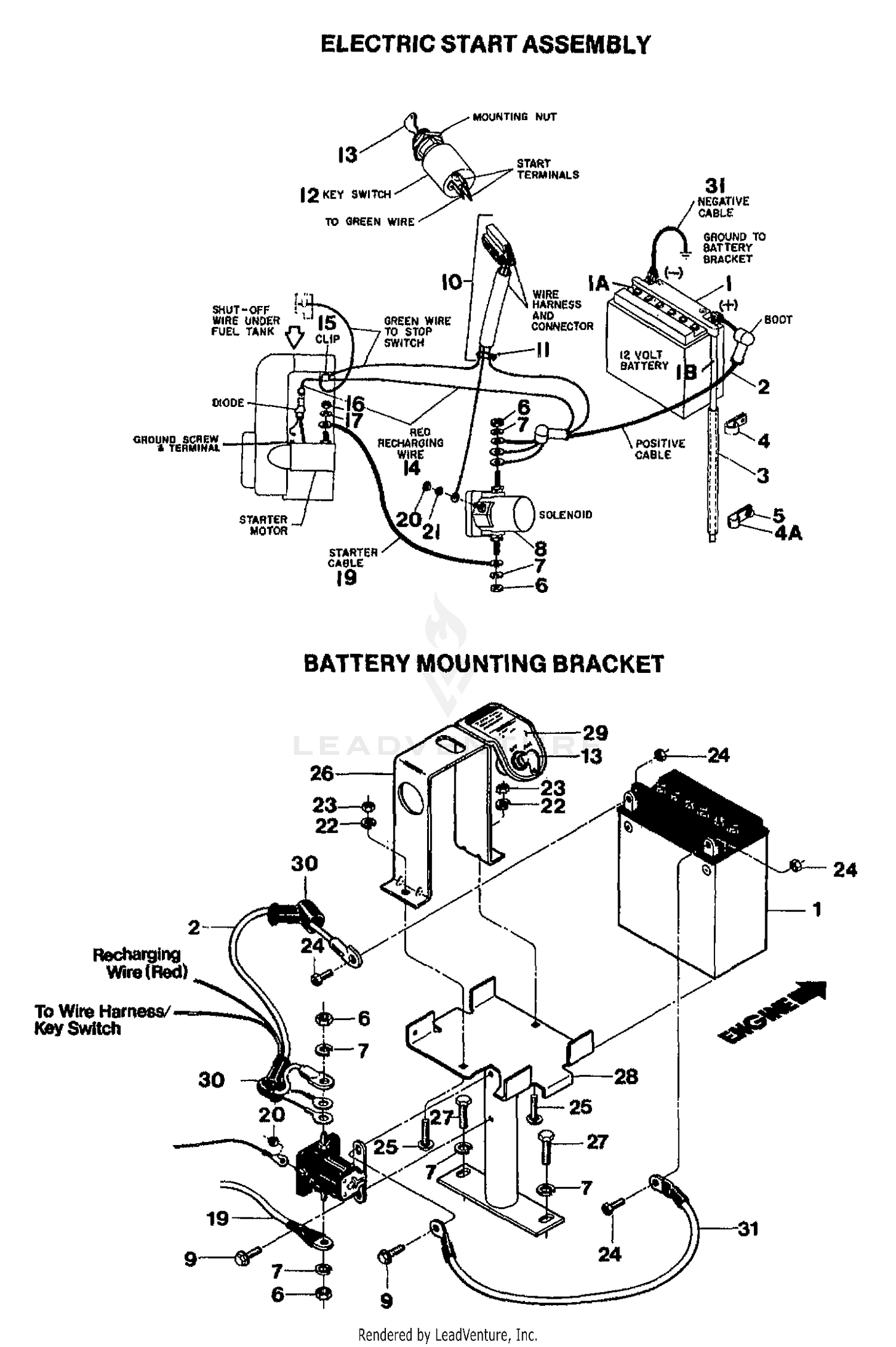 ELECTRIC START ASSY.