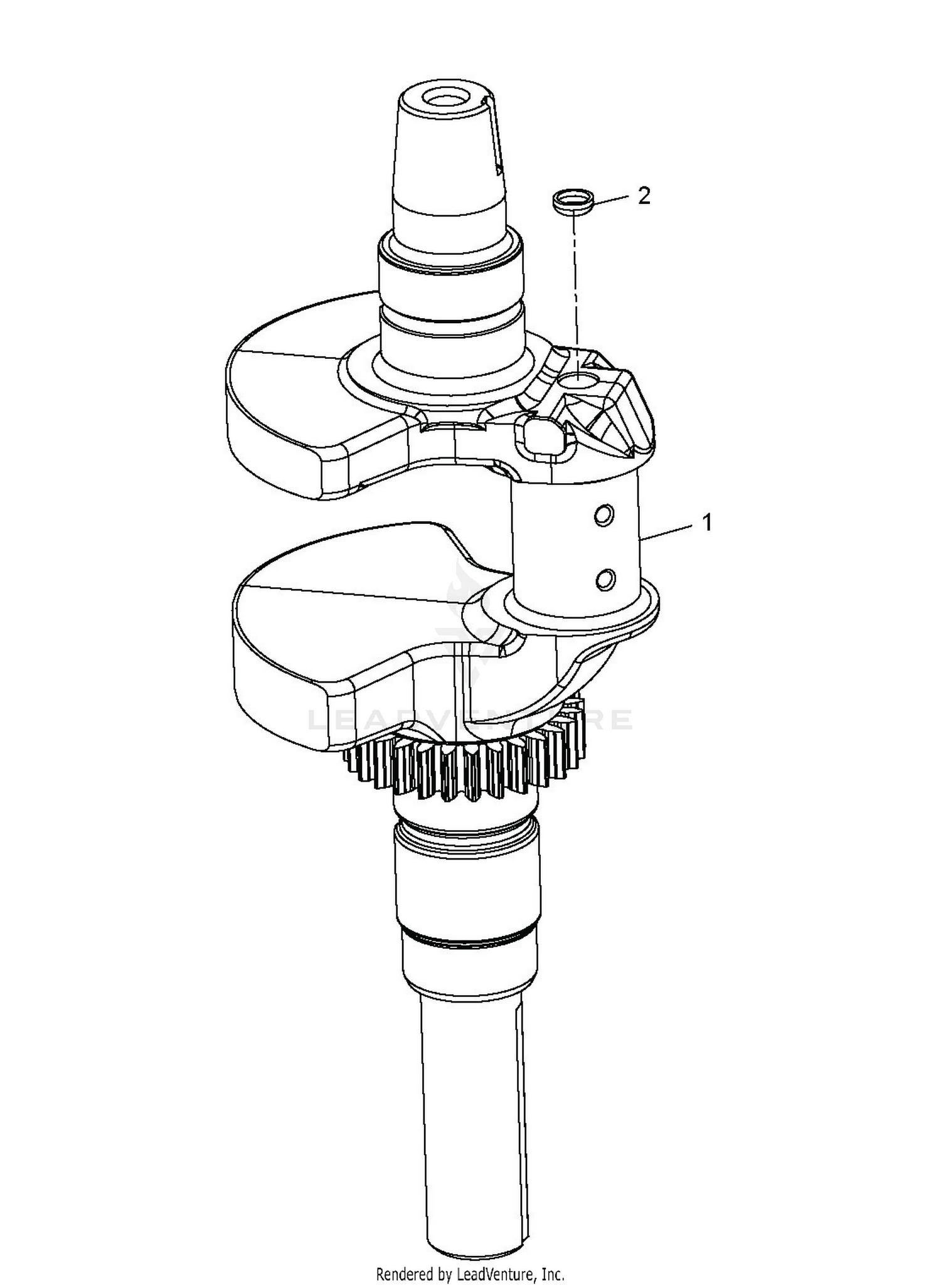KT740-3100 CrankShaft