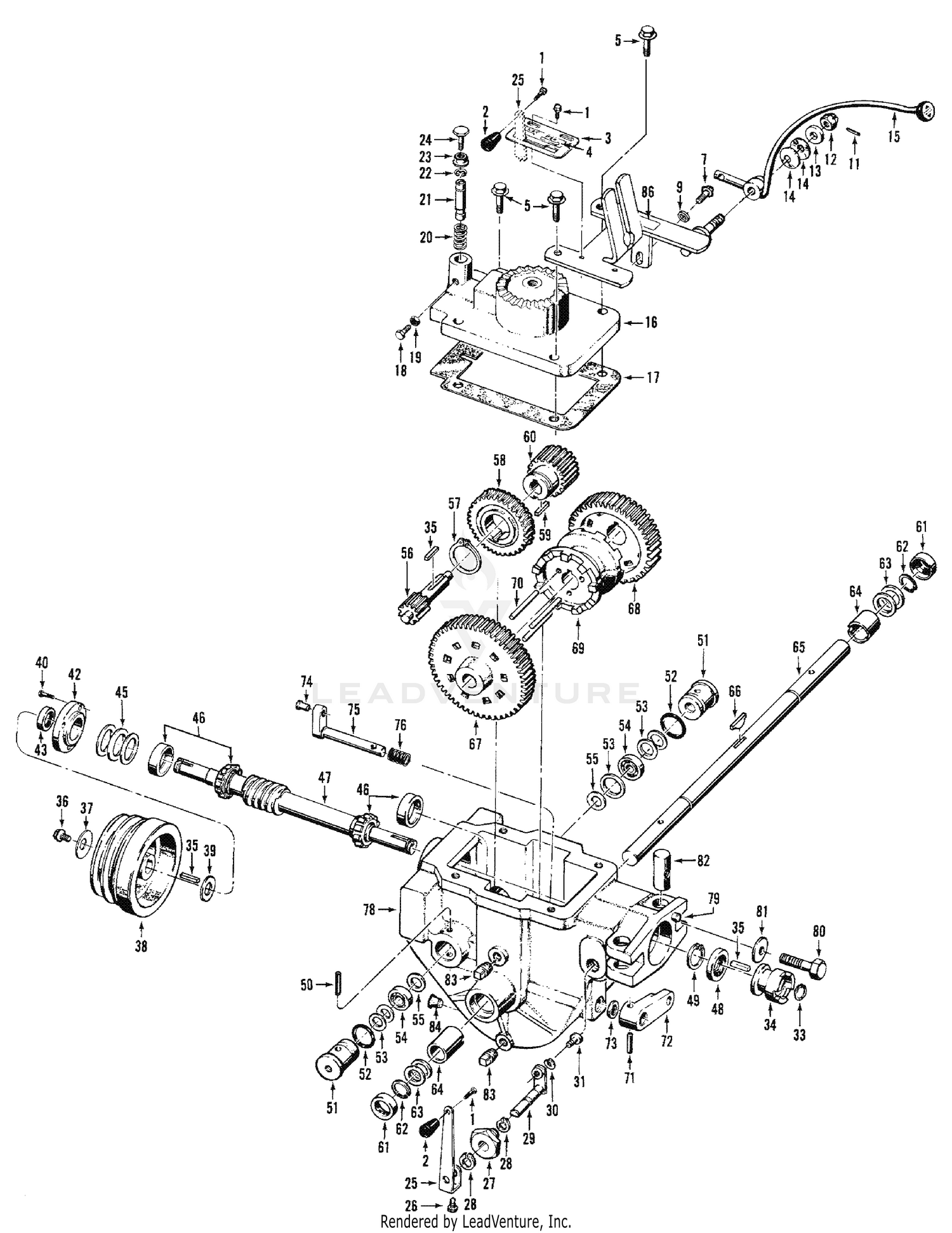 Power Unit Transmission Assembly