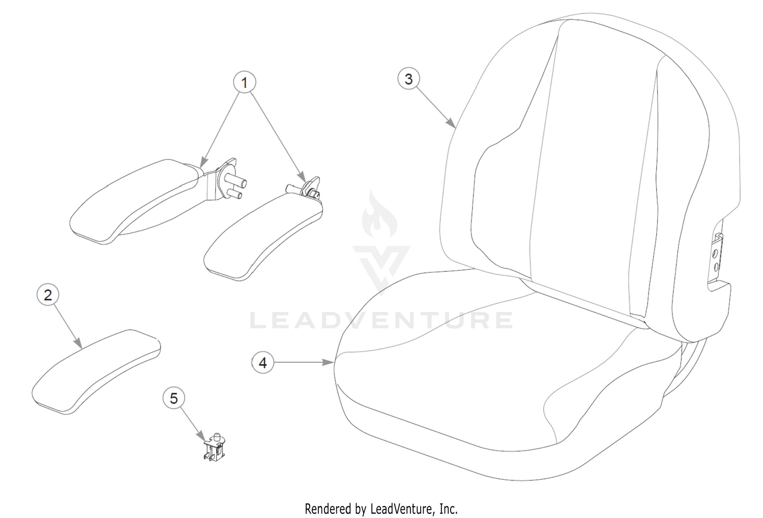 Seat Service Parts - 607347