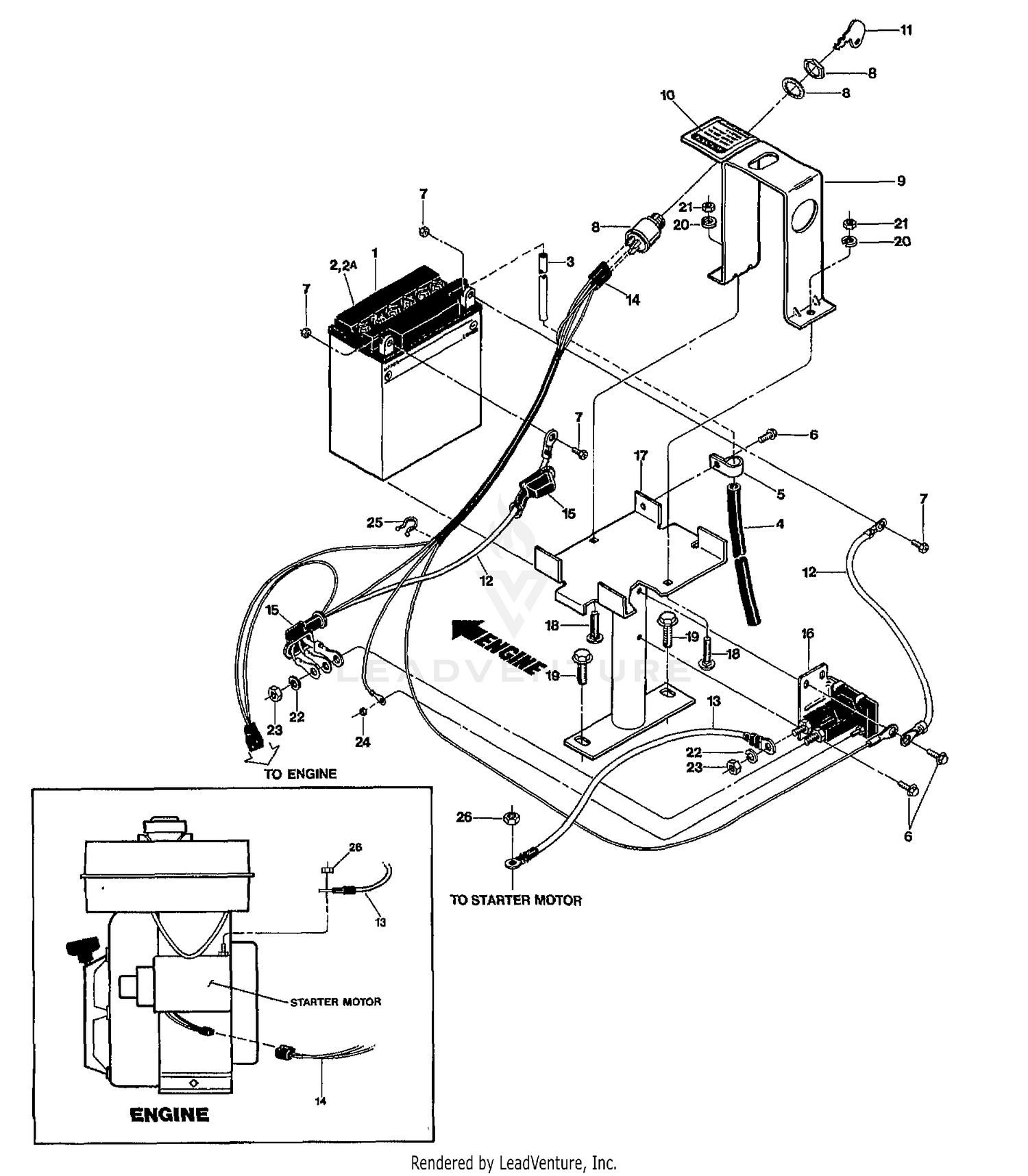 ELECTRIC START ASSEMBLY