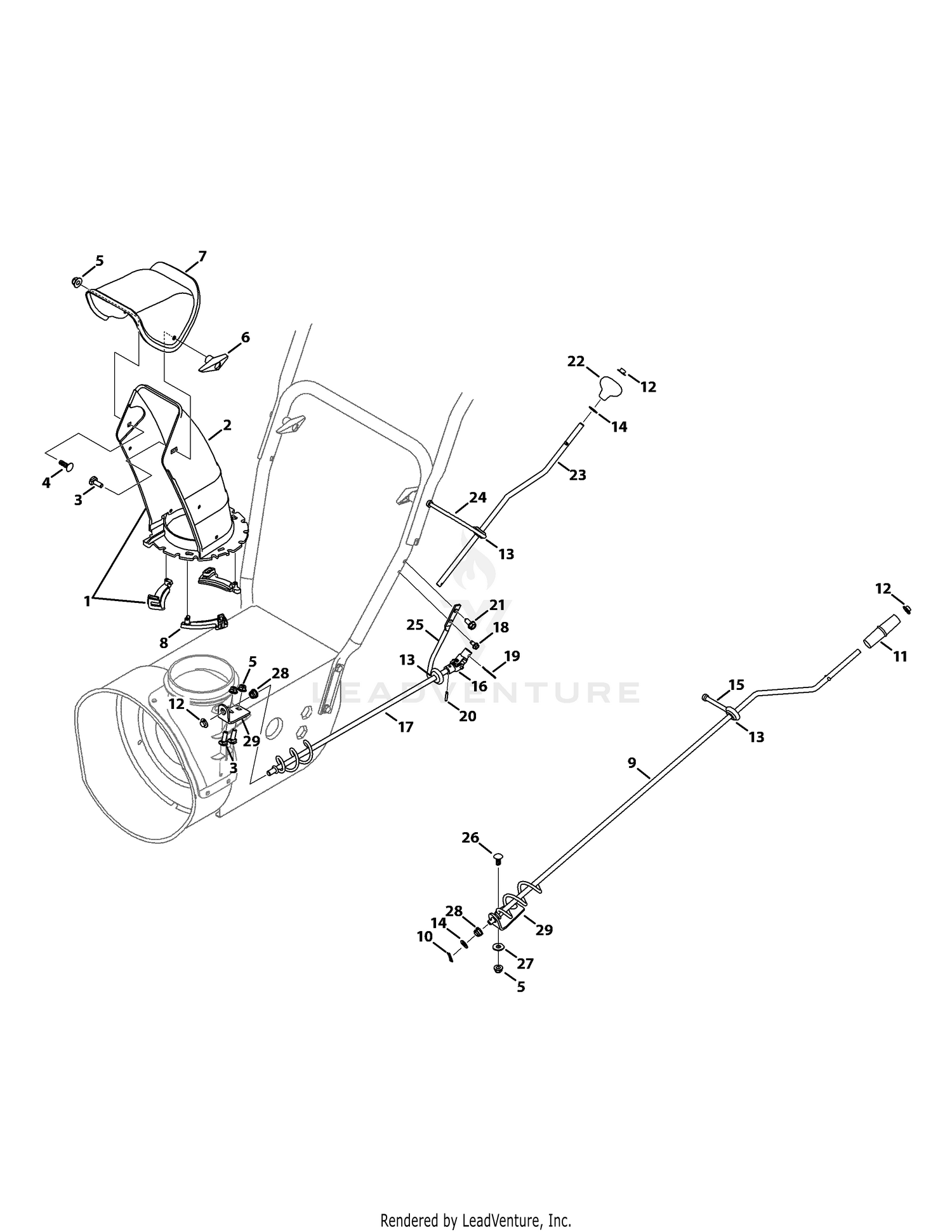 Standard 2-Way Chute