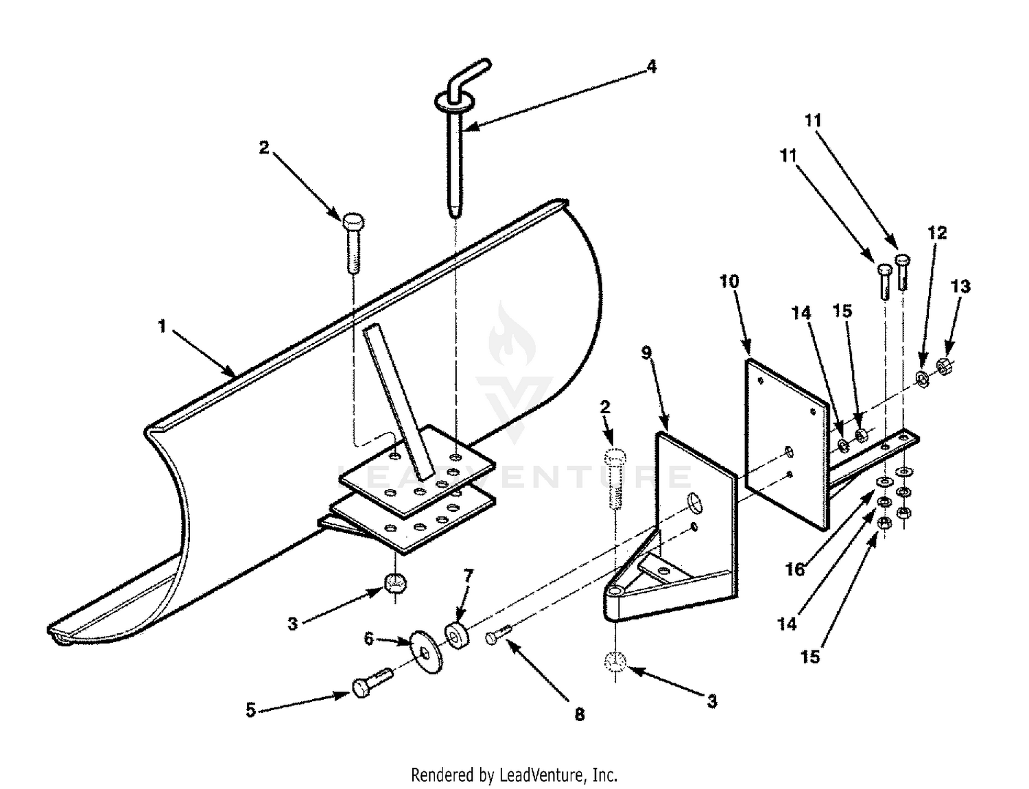 Dozer/Snow Blade Attachment