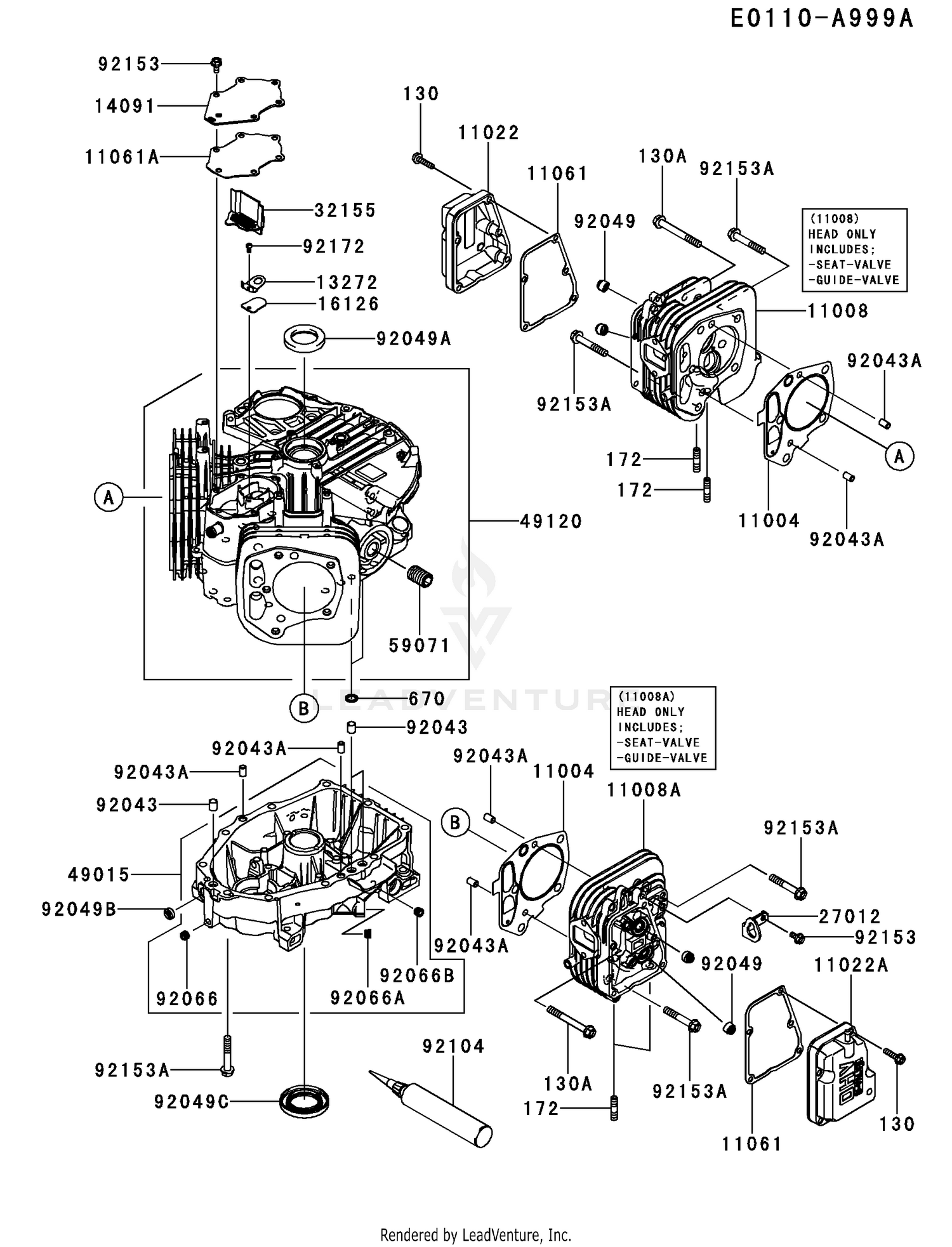 FS541V-DS37 CYLINDER & CRANKCASE