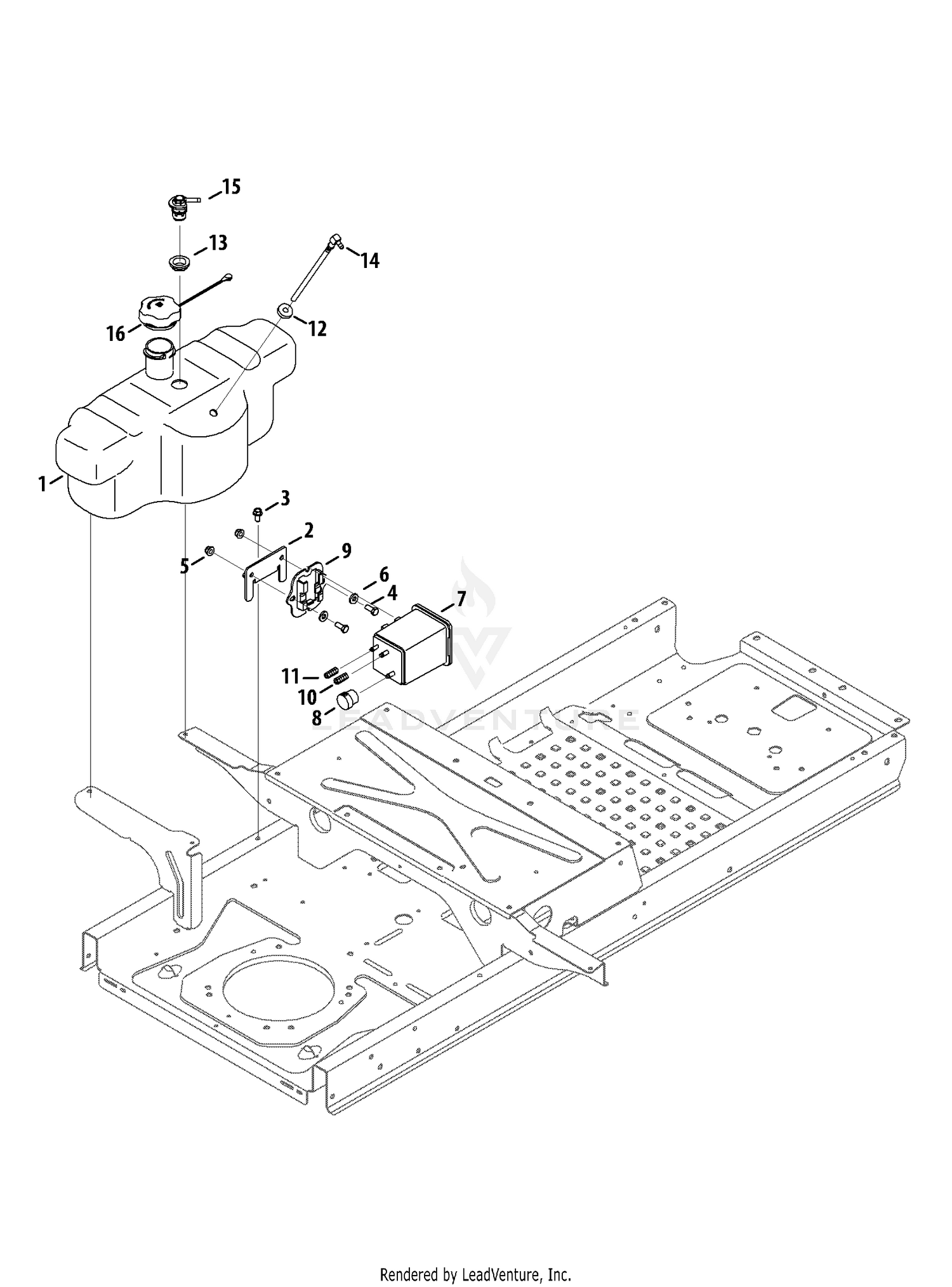 Fuel Tank (CA Models)