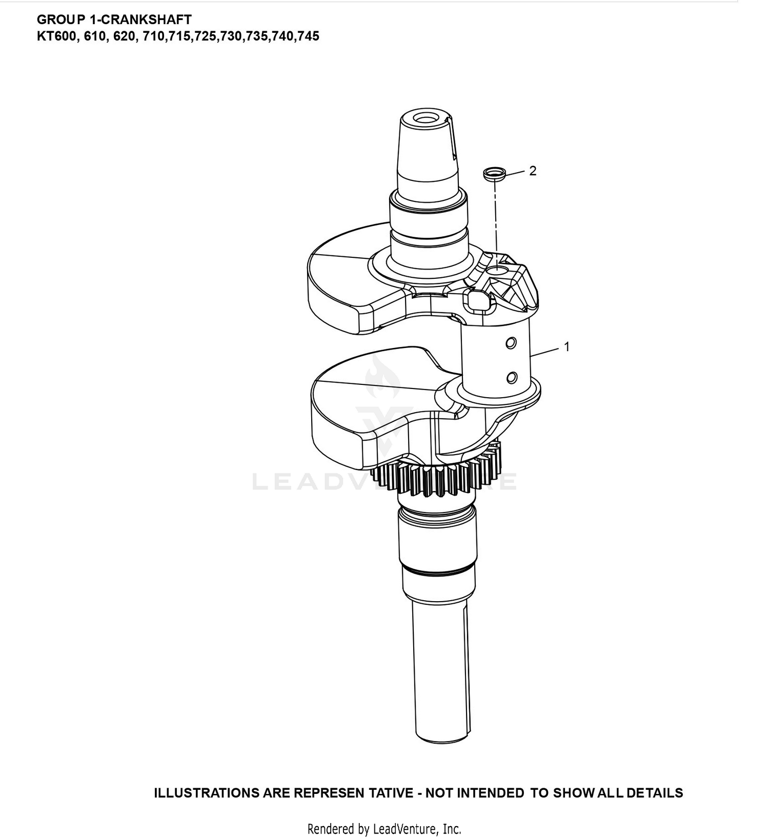 KT745-3100 CrankShaft