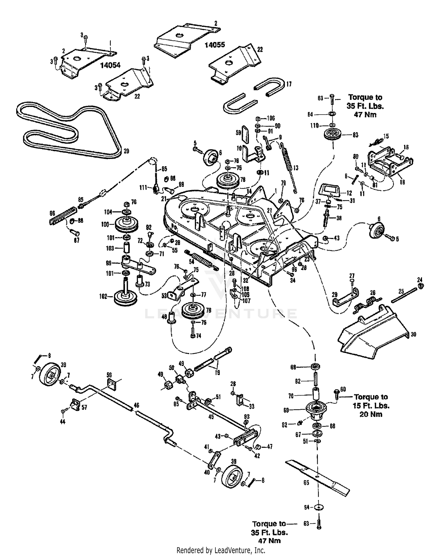 MOWER DECK