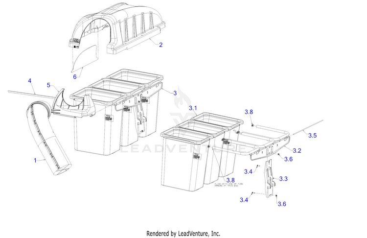 Craftsman triple store bagger parts