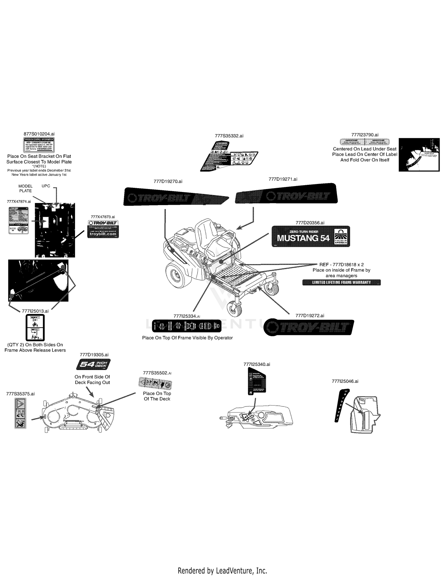 Label Map 17BDCACW066