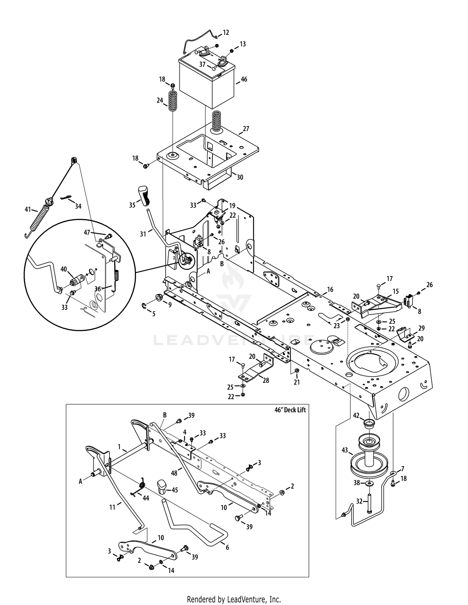 Frame & PTO Lift