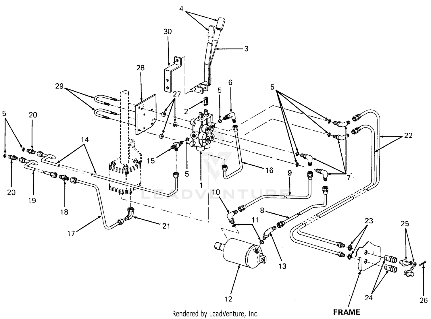 Hydraulic Lift & Front Outlet Controls