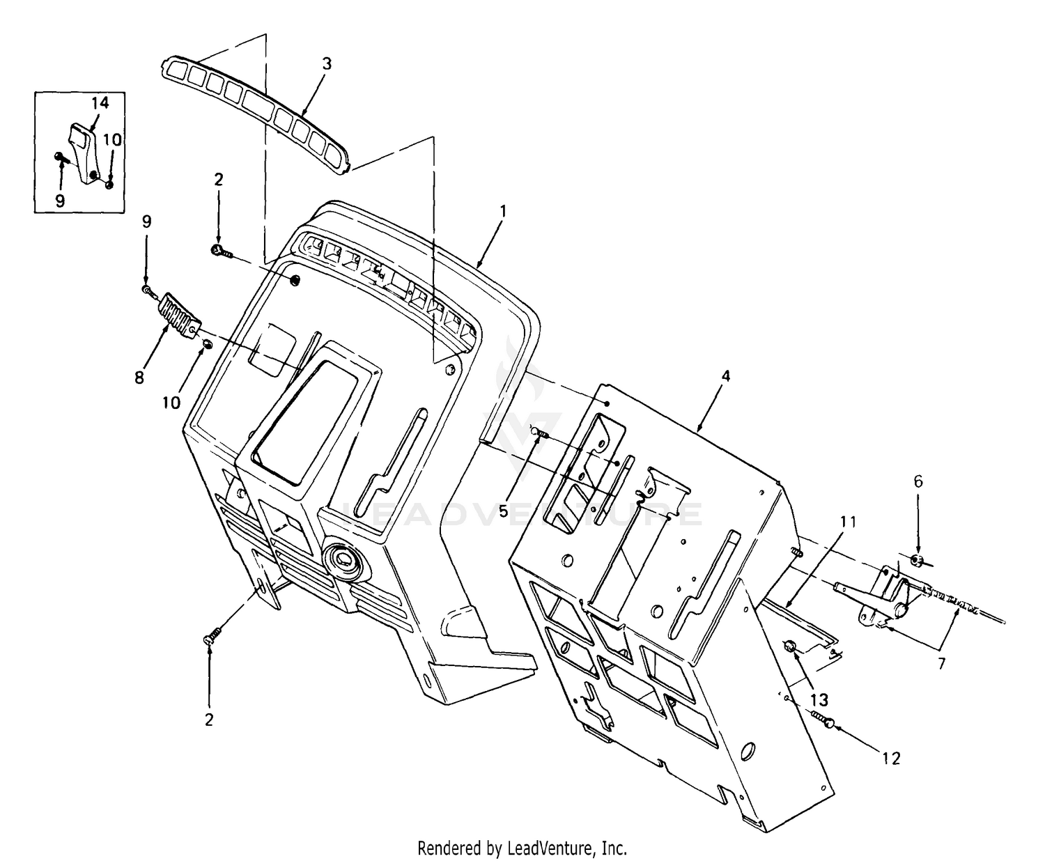 Pedestal, Instrument Panel & Engine Controls I