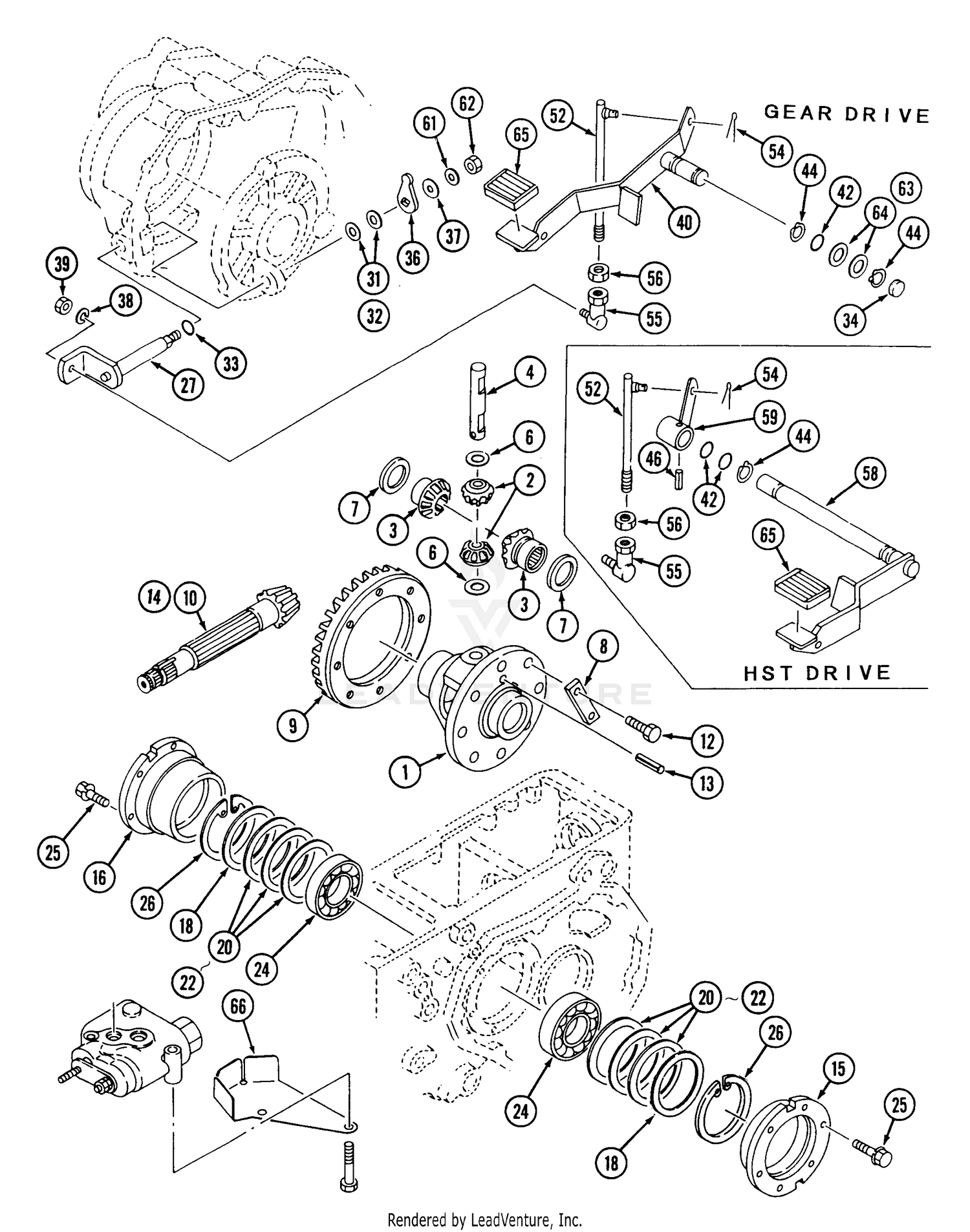 Final Drive (Gear Drive) - 2WD