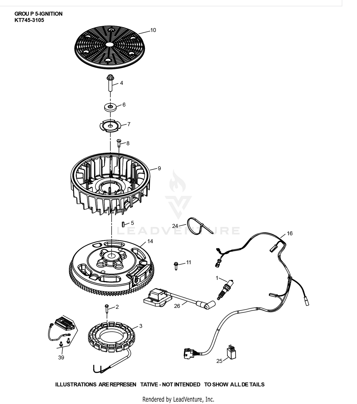 KT745-3105 Ignition & Charging