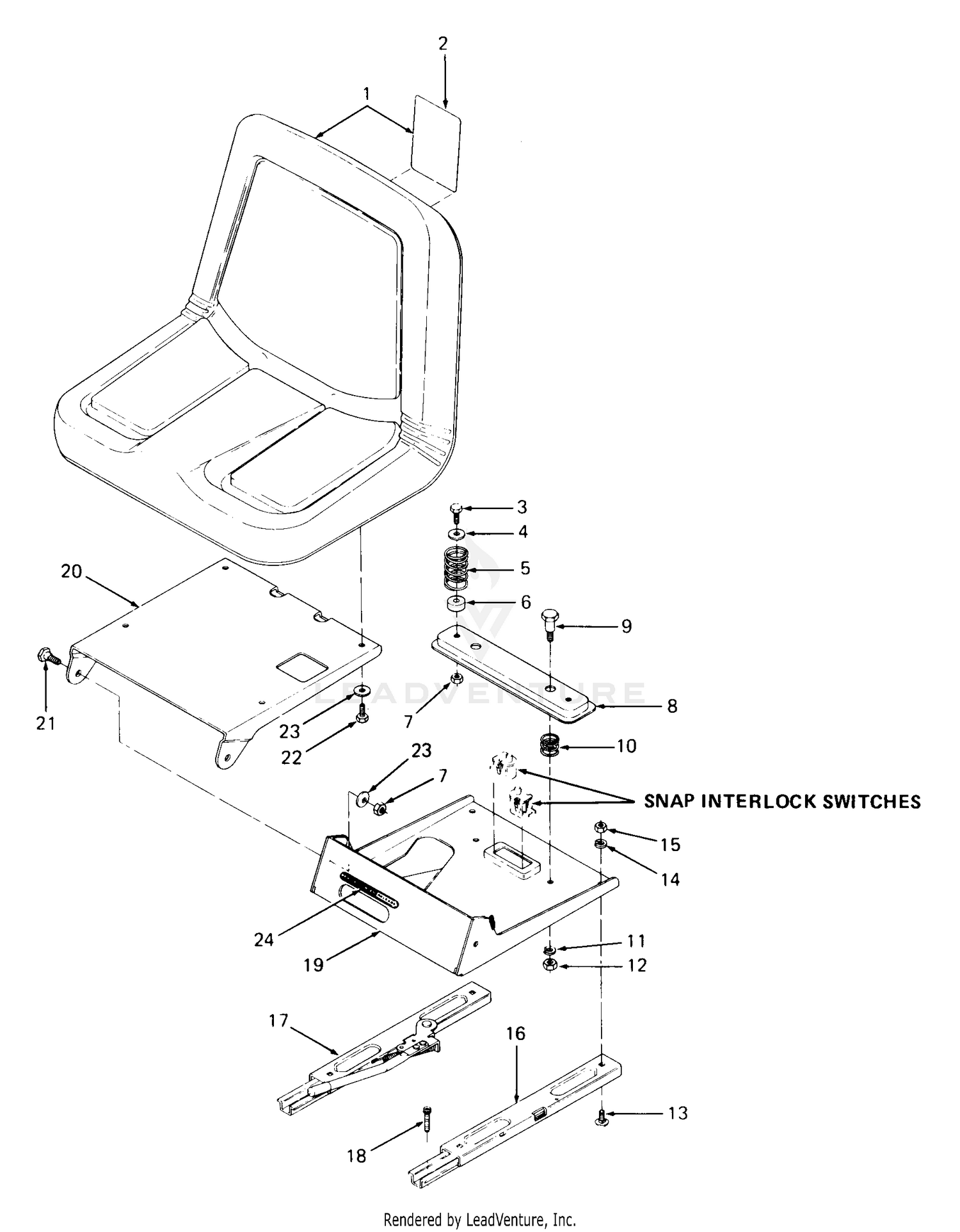 Seat And Track Assembly