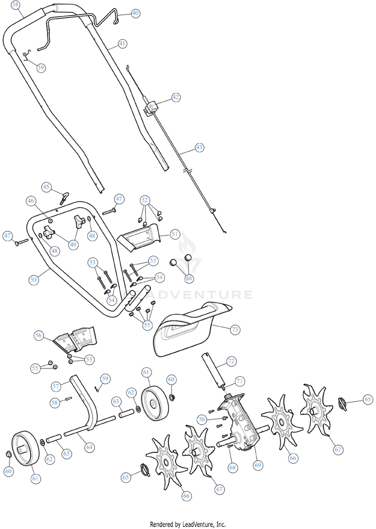 Craftsman CMXGVAMKC25C C210 21BKC25C793 Tiller Partswarehouse