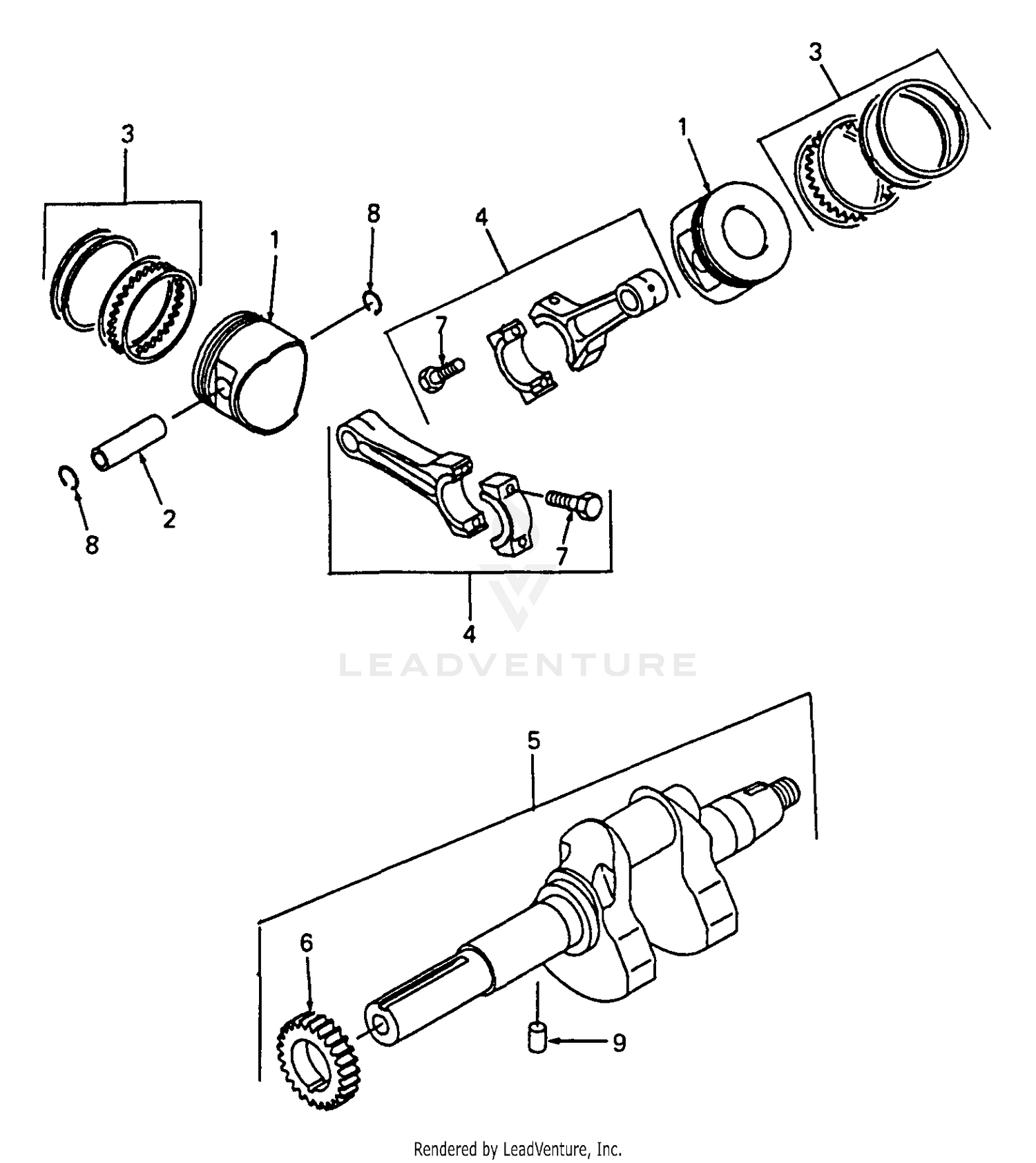 Piston/Crankshaft