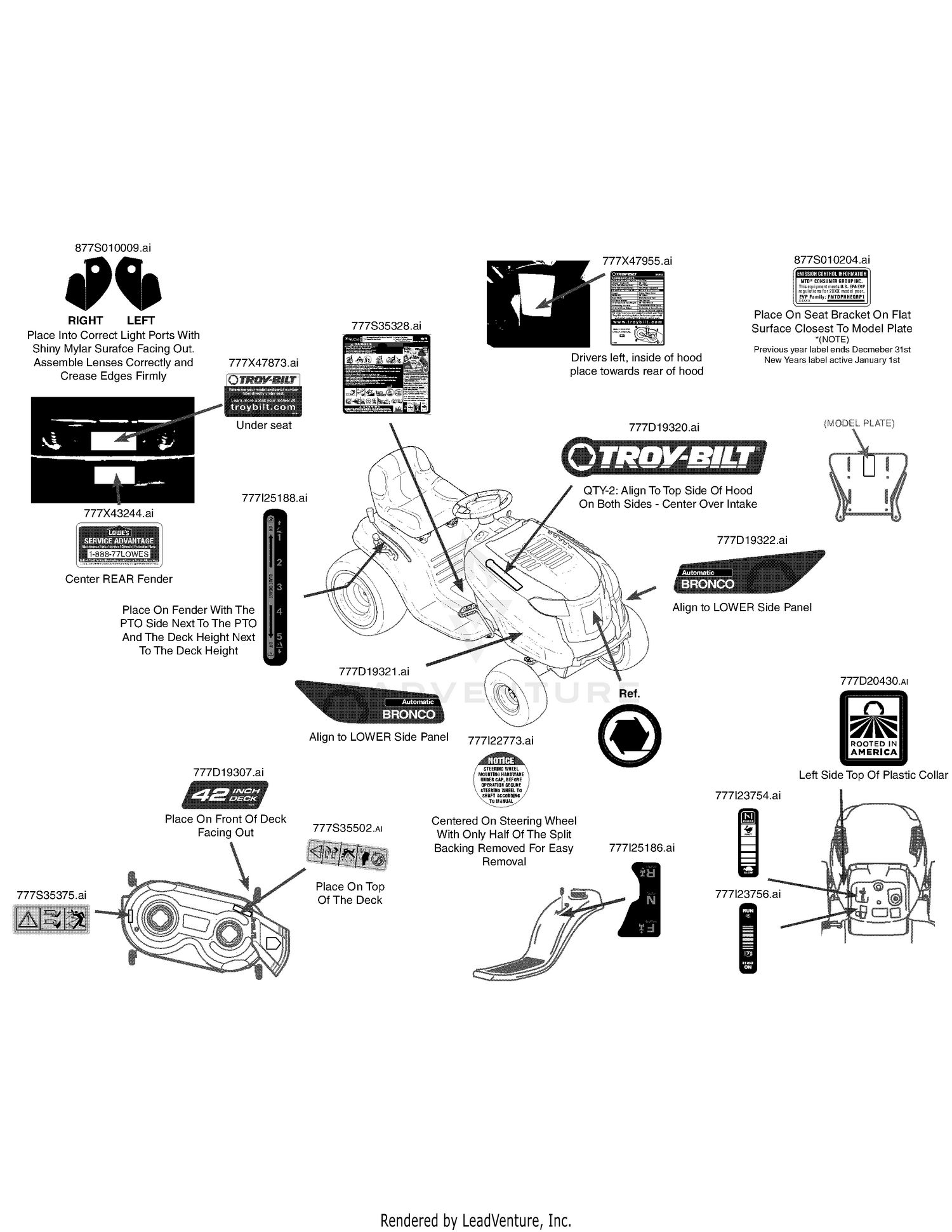 Label Map 13WV78KS211