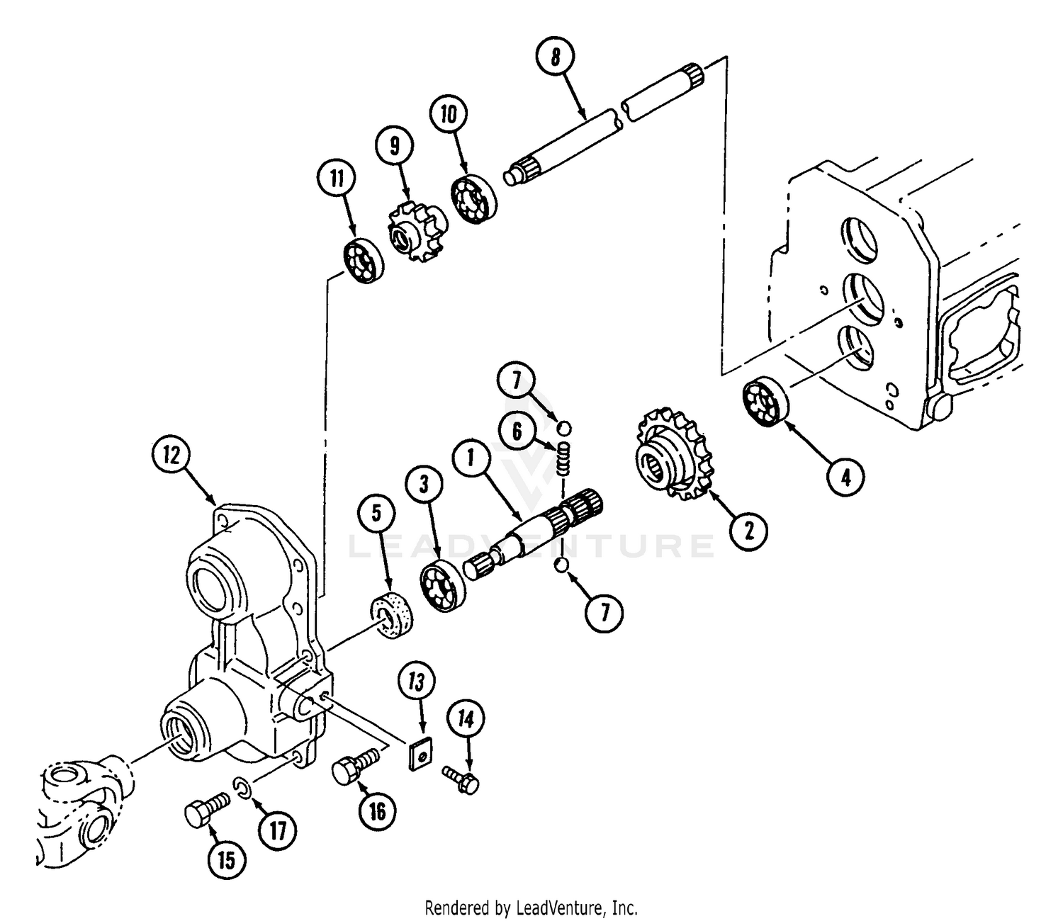 MFD PTO (Gear Drive)