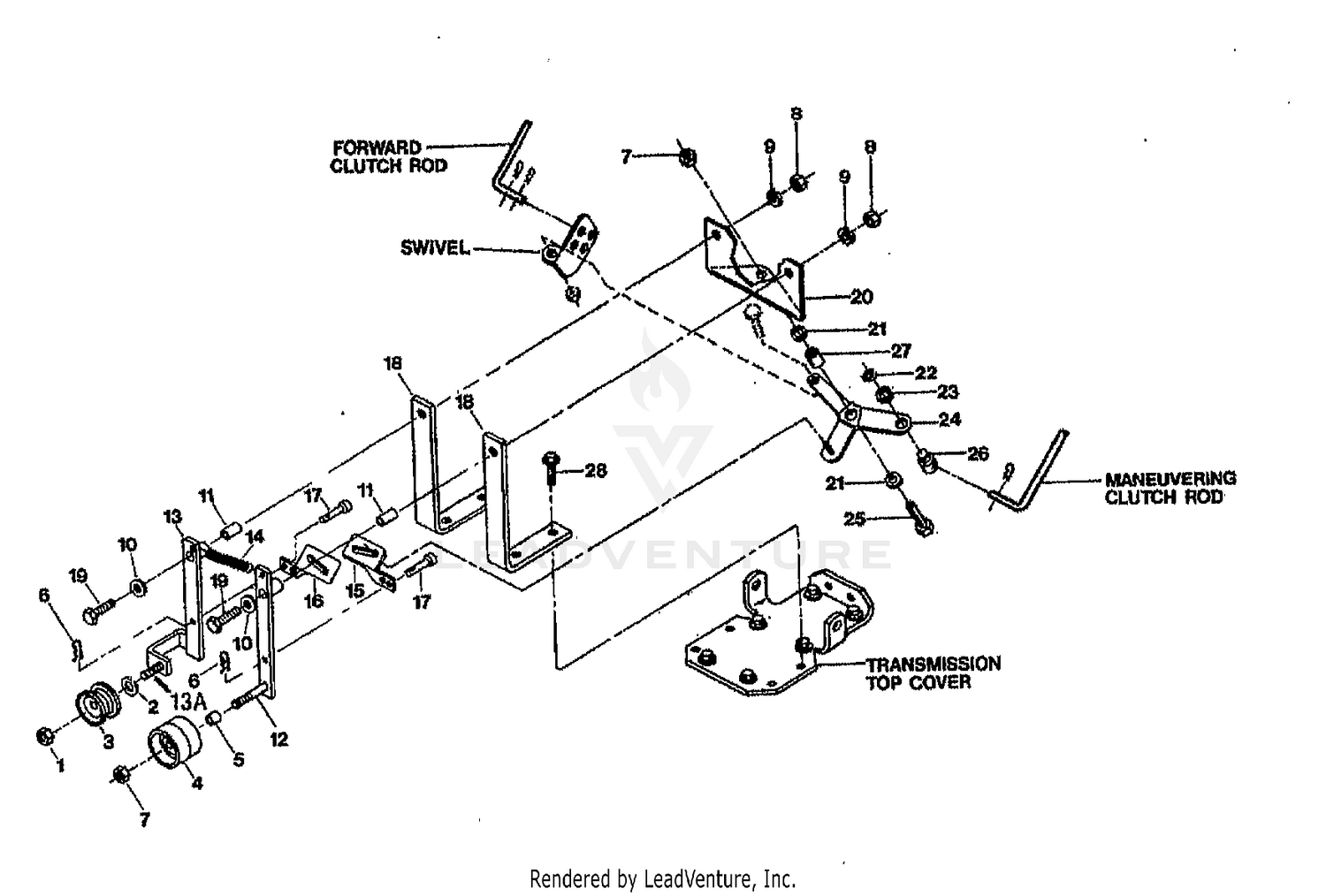 FORWARD/REVERSE IDLER ASSEMBLY