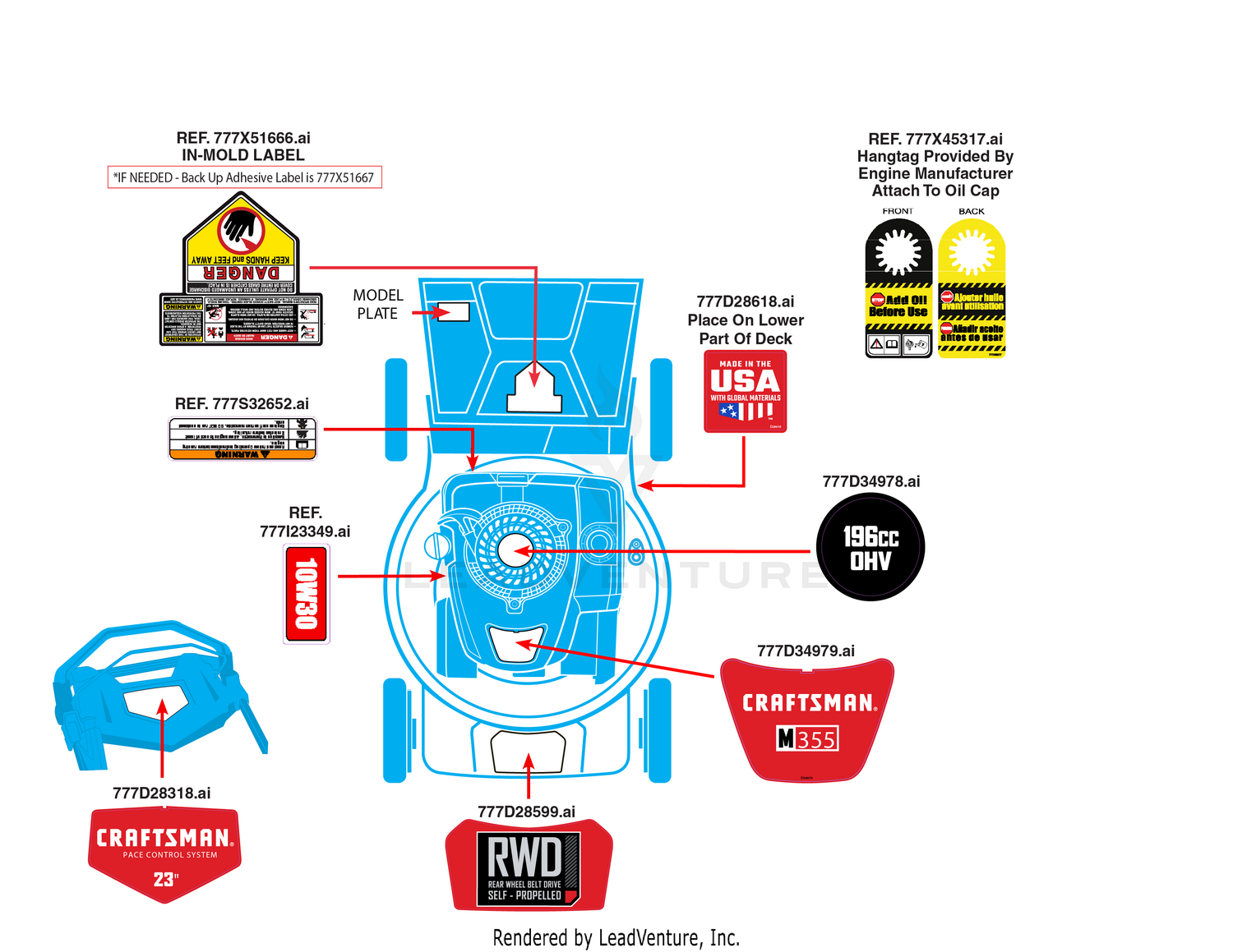 MTD CMXGMAM201206 12ABR2MM791 M355 2020 Label Map