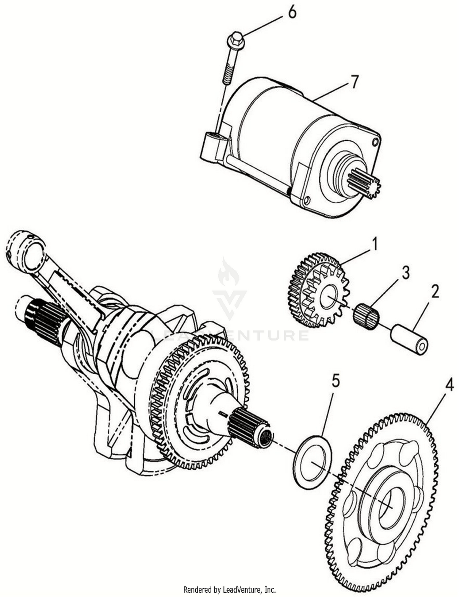 Engine - Starter Motor