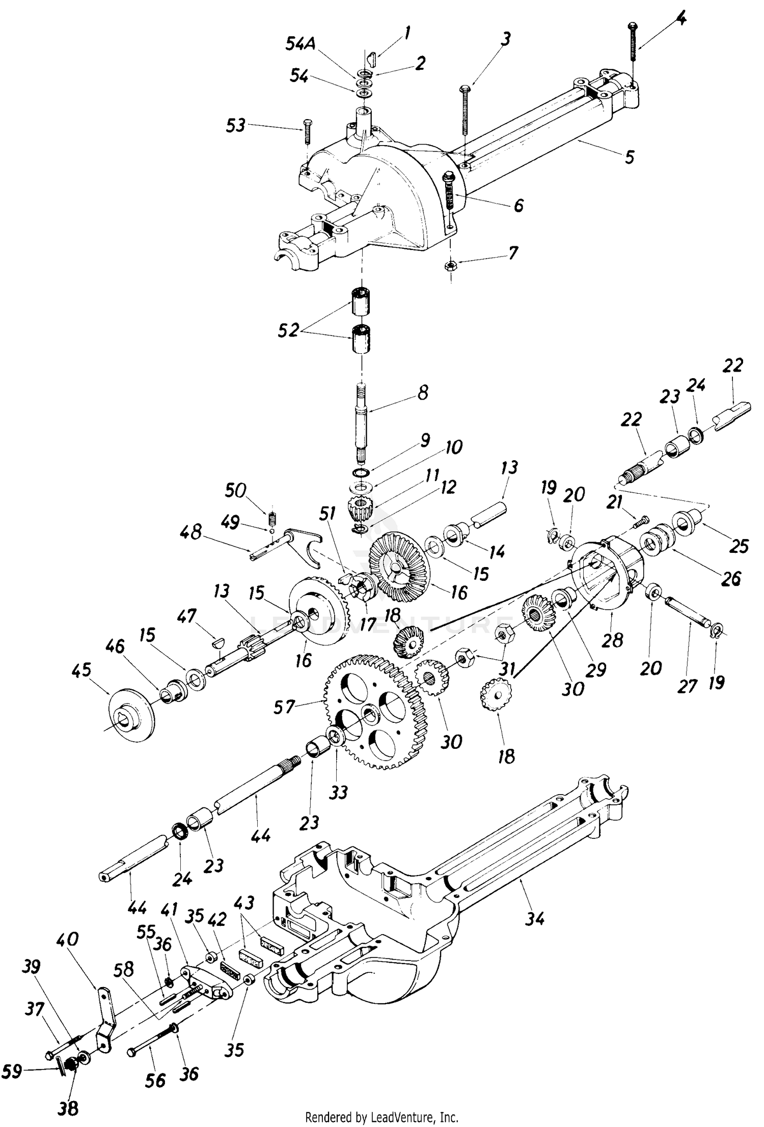 Single Speed Axle