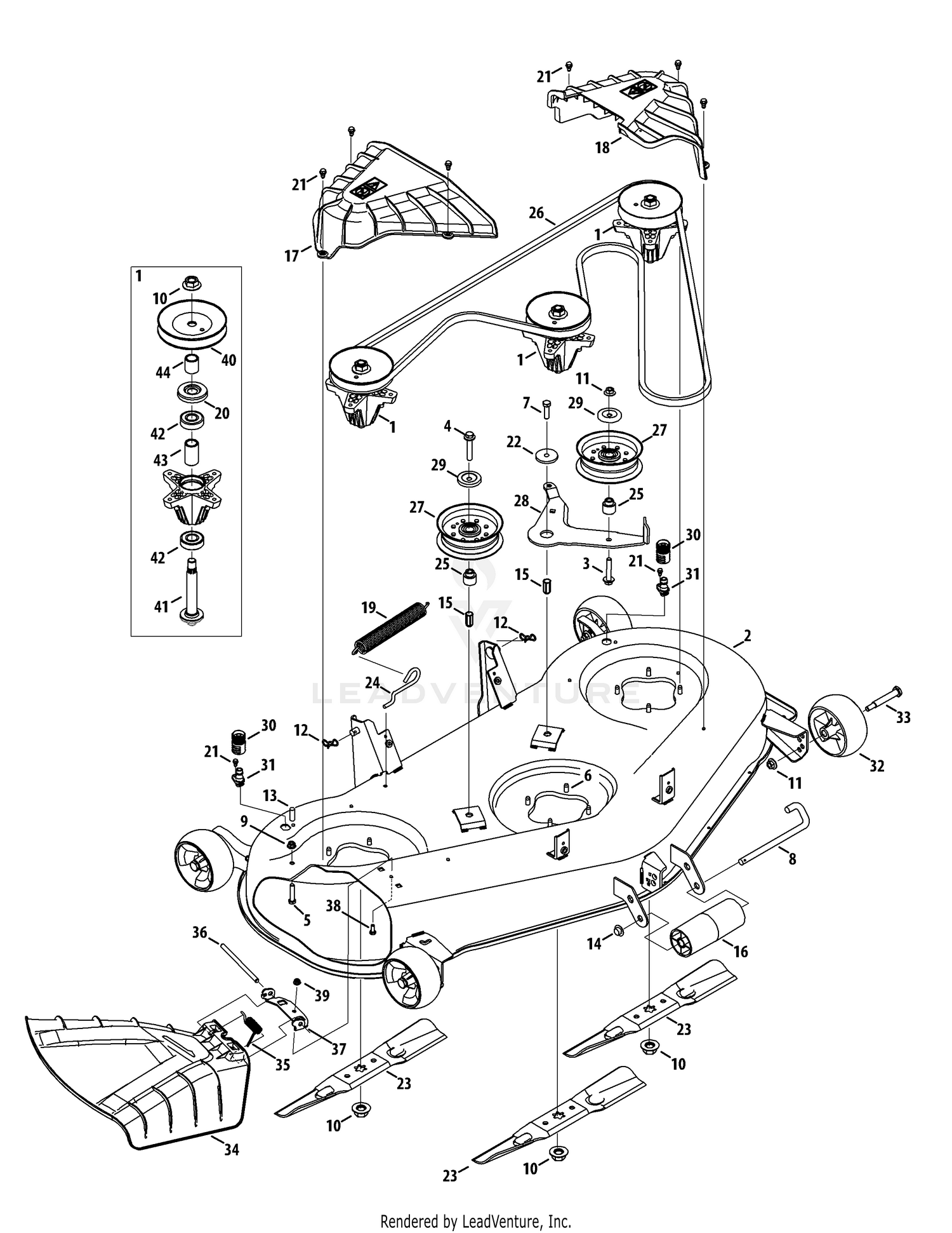 Cub discount cadet lx54